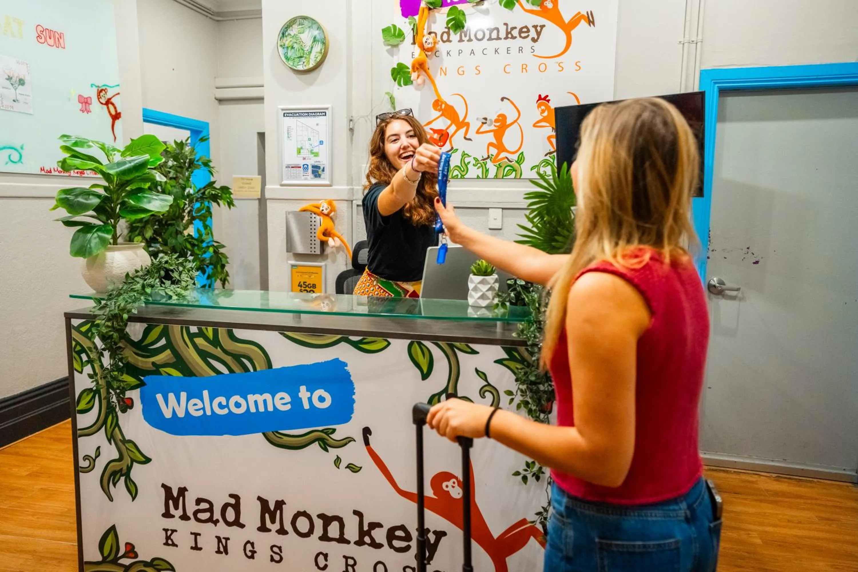 Lobby or reception in Mad Monkey Kings Cross