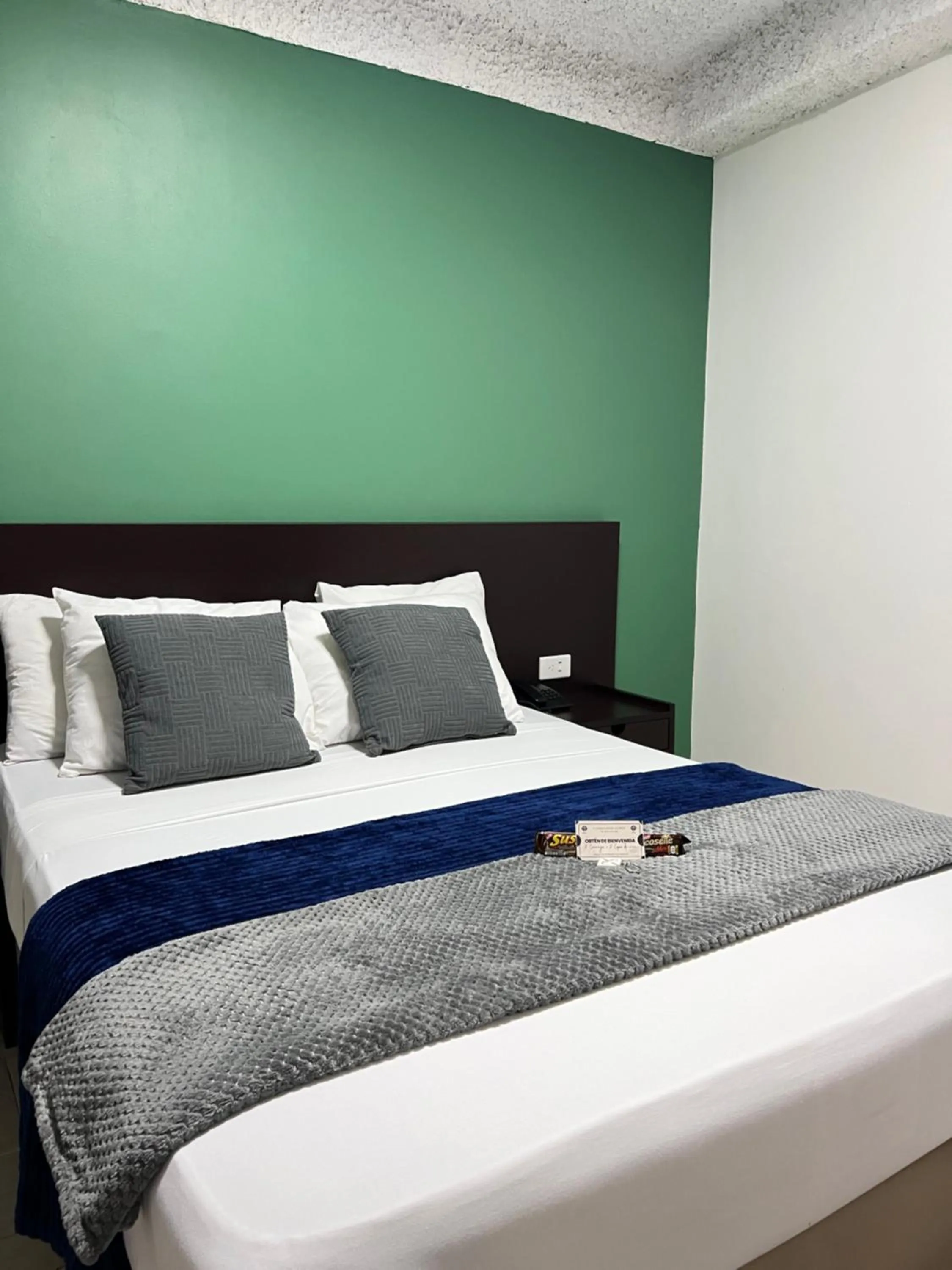 Bed in Hotel Grand Galaxie