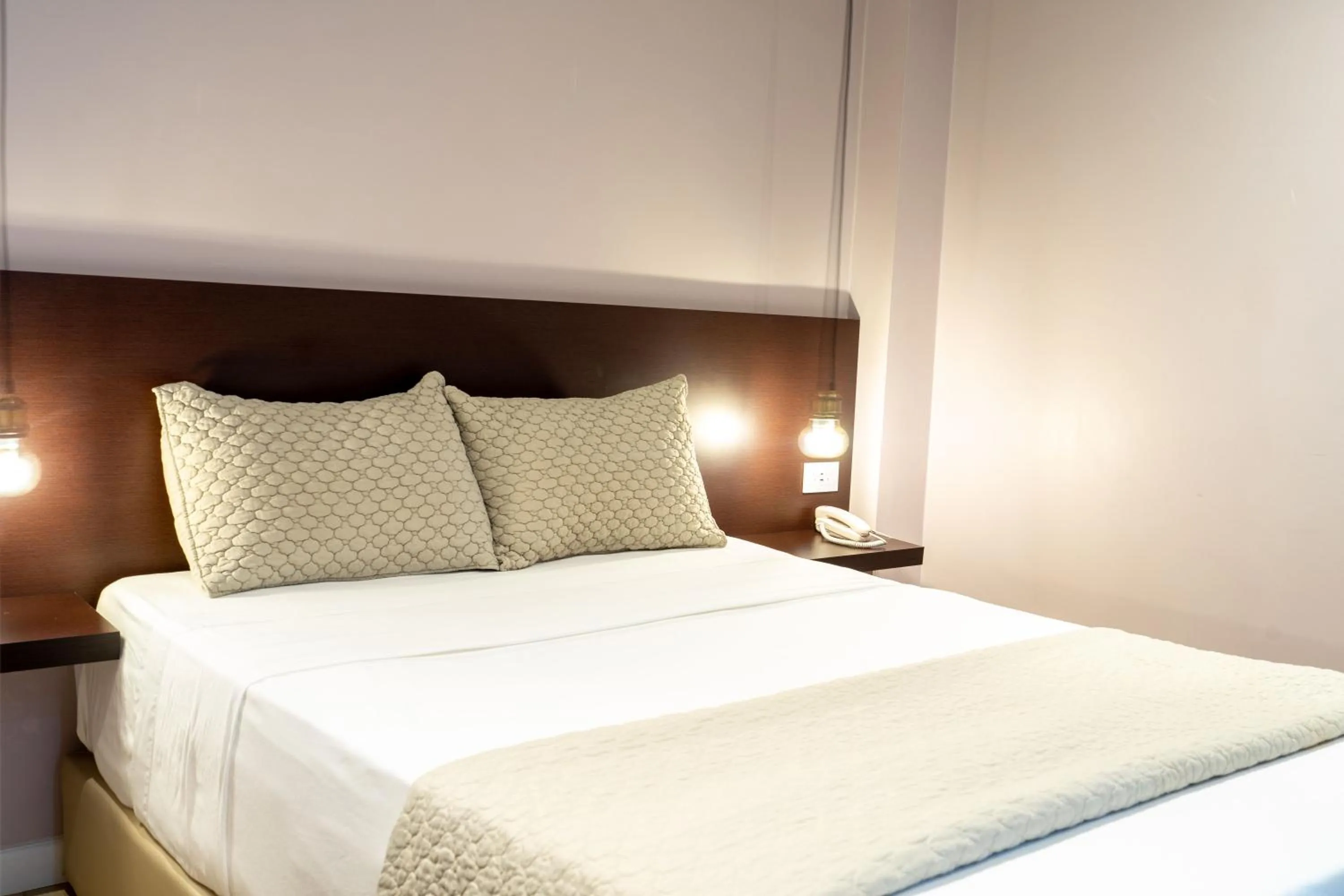 Bed in Hotel Grand Galaxie