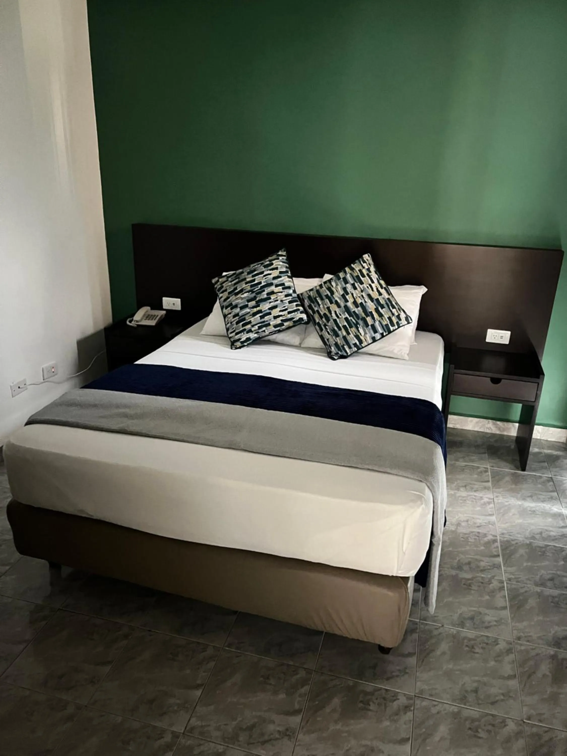 Bed in Hotel Grand Galaxie