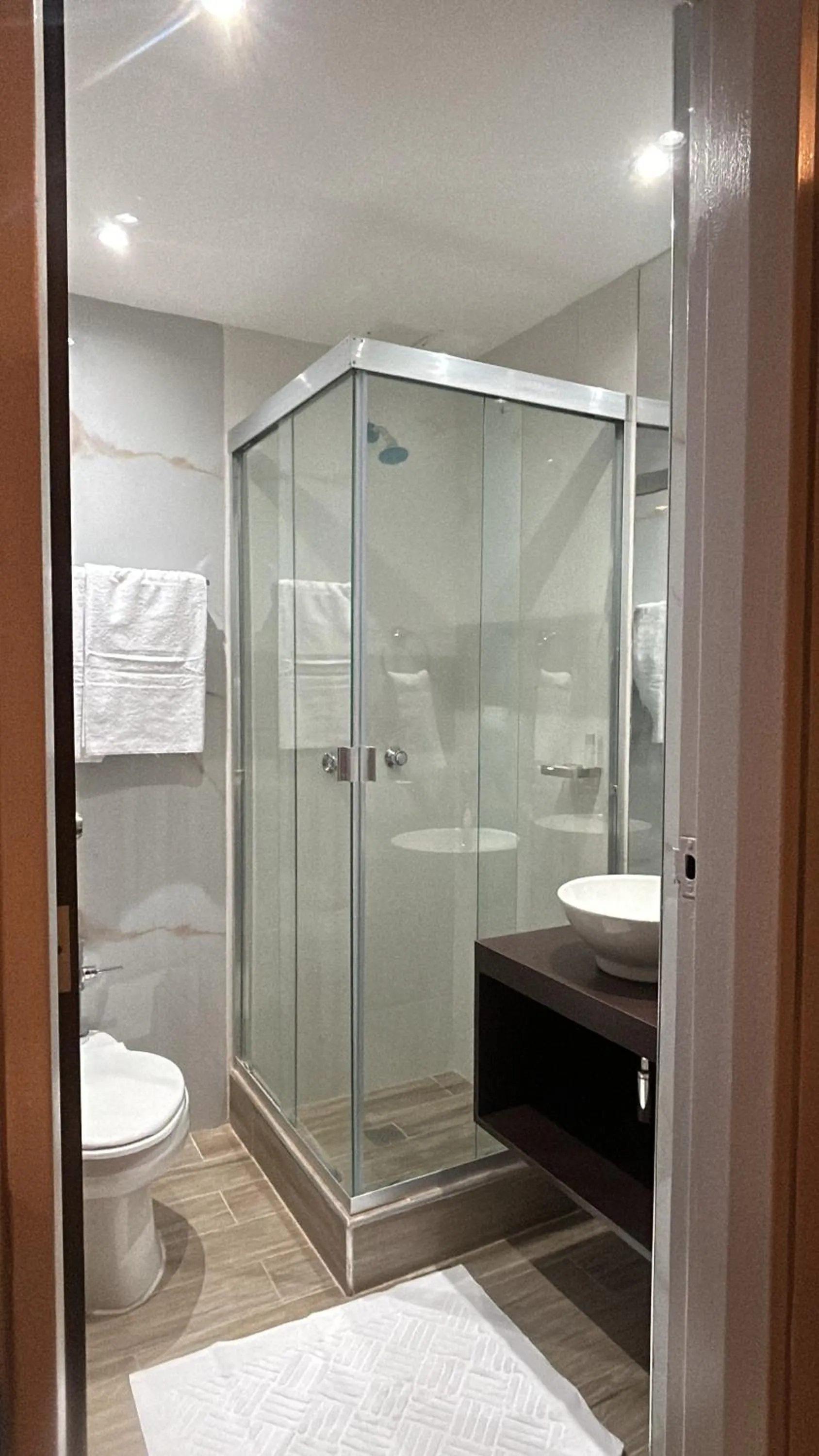 Shower in Hotel Grand Galaxie