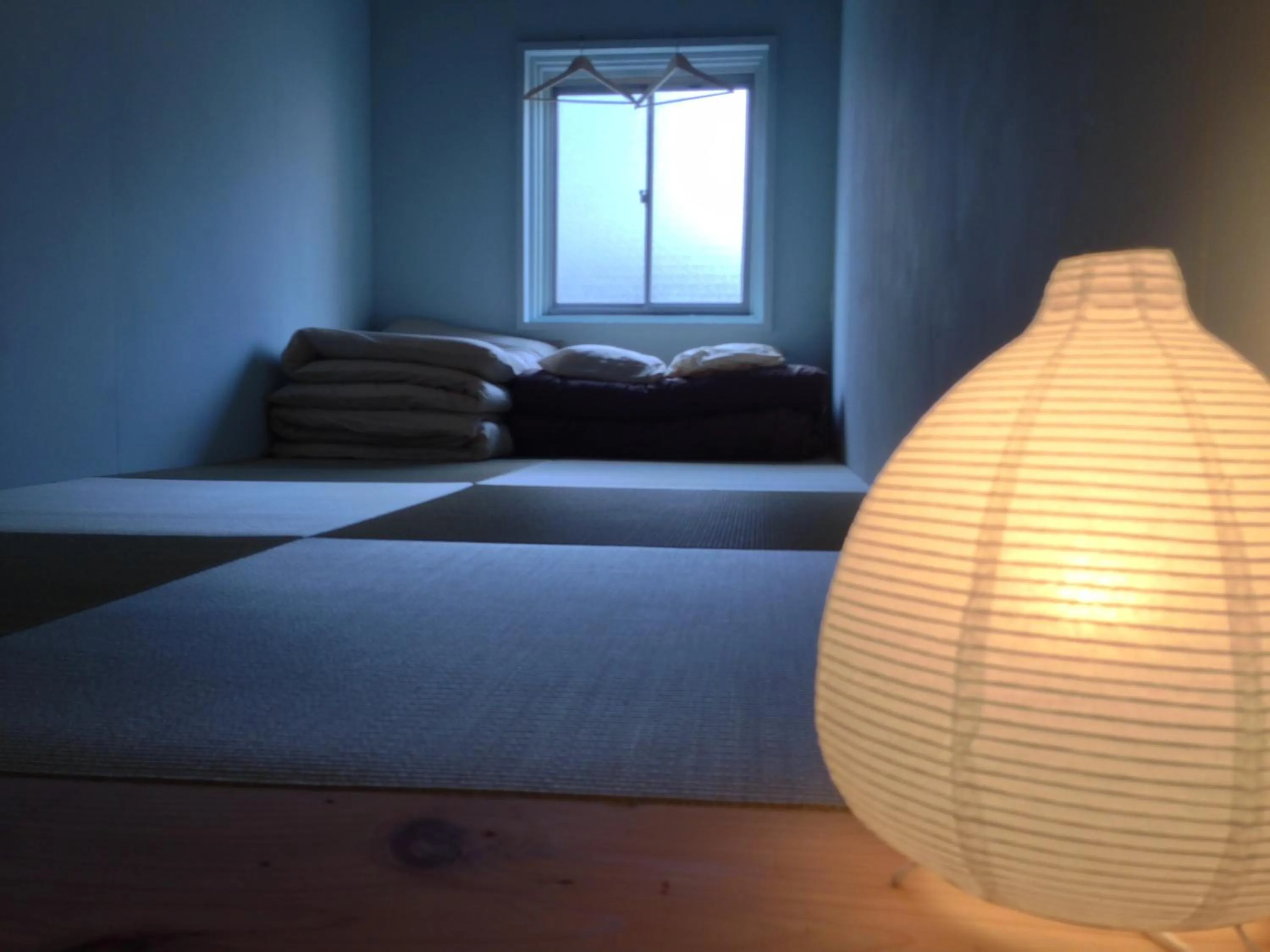 Decorative detail, Bed in Kamp Houkan-cho Backpacker's Inn & Lounge