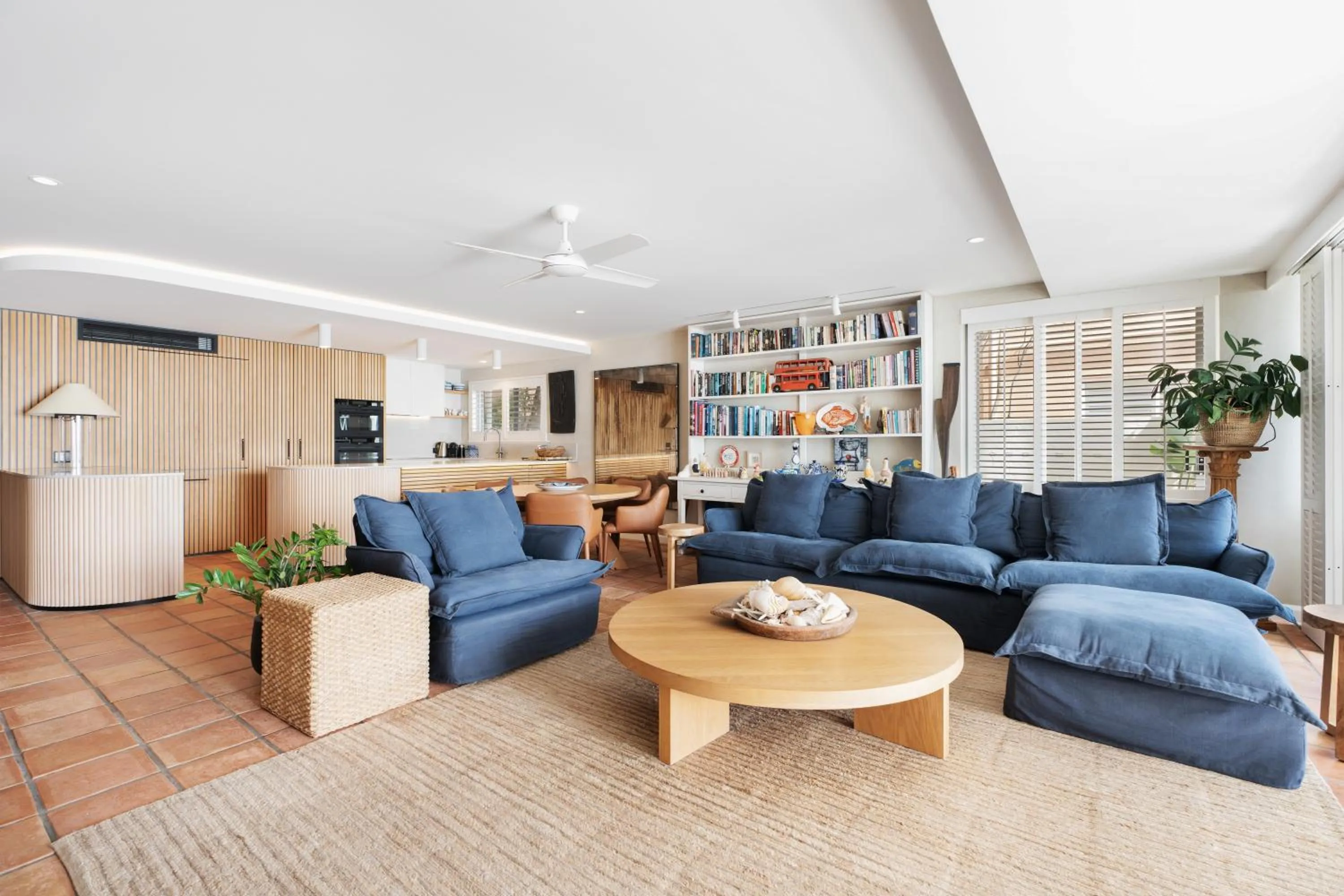 Living room in La Mer Apartments