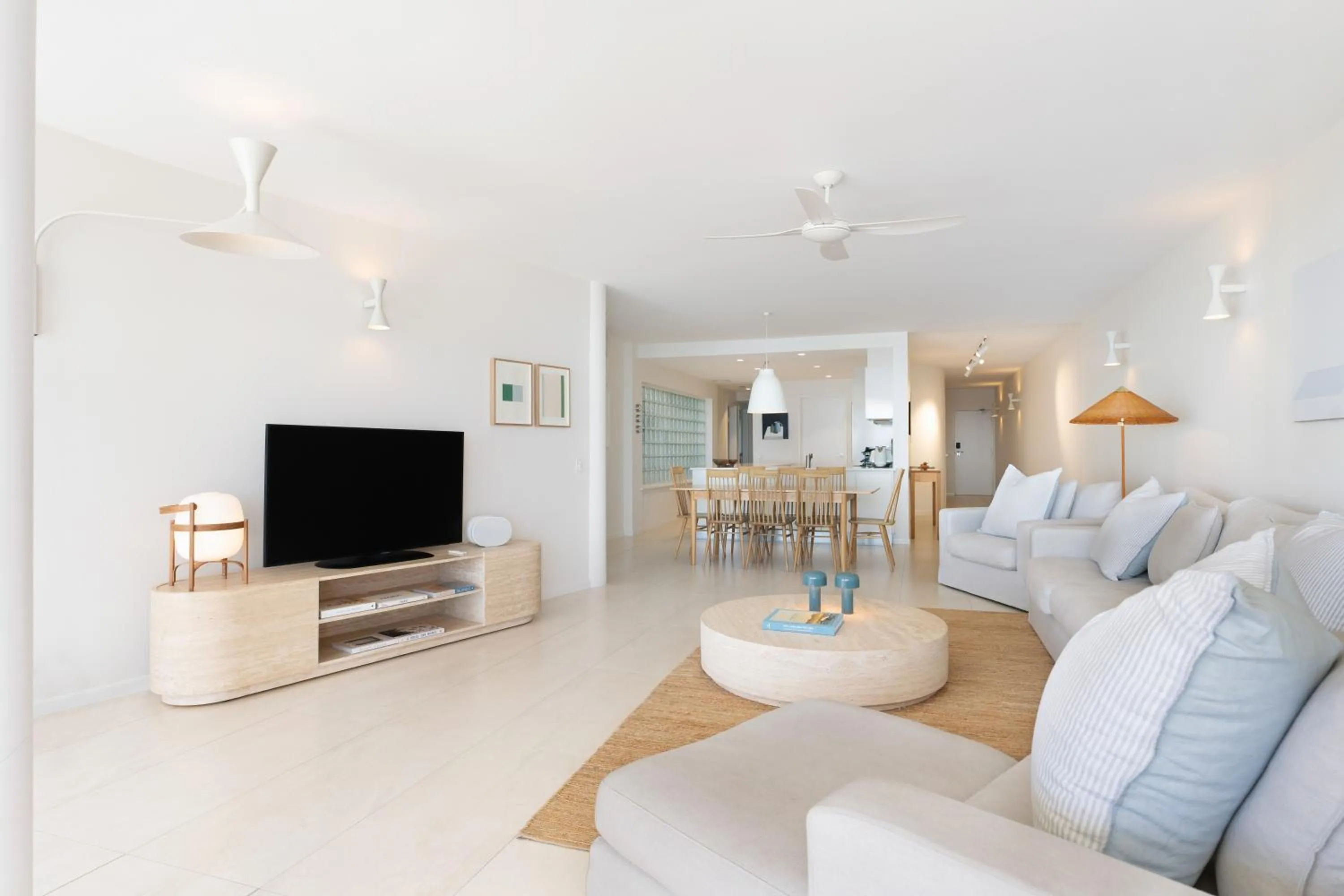 Living room in La Mer Apartments