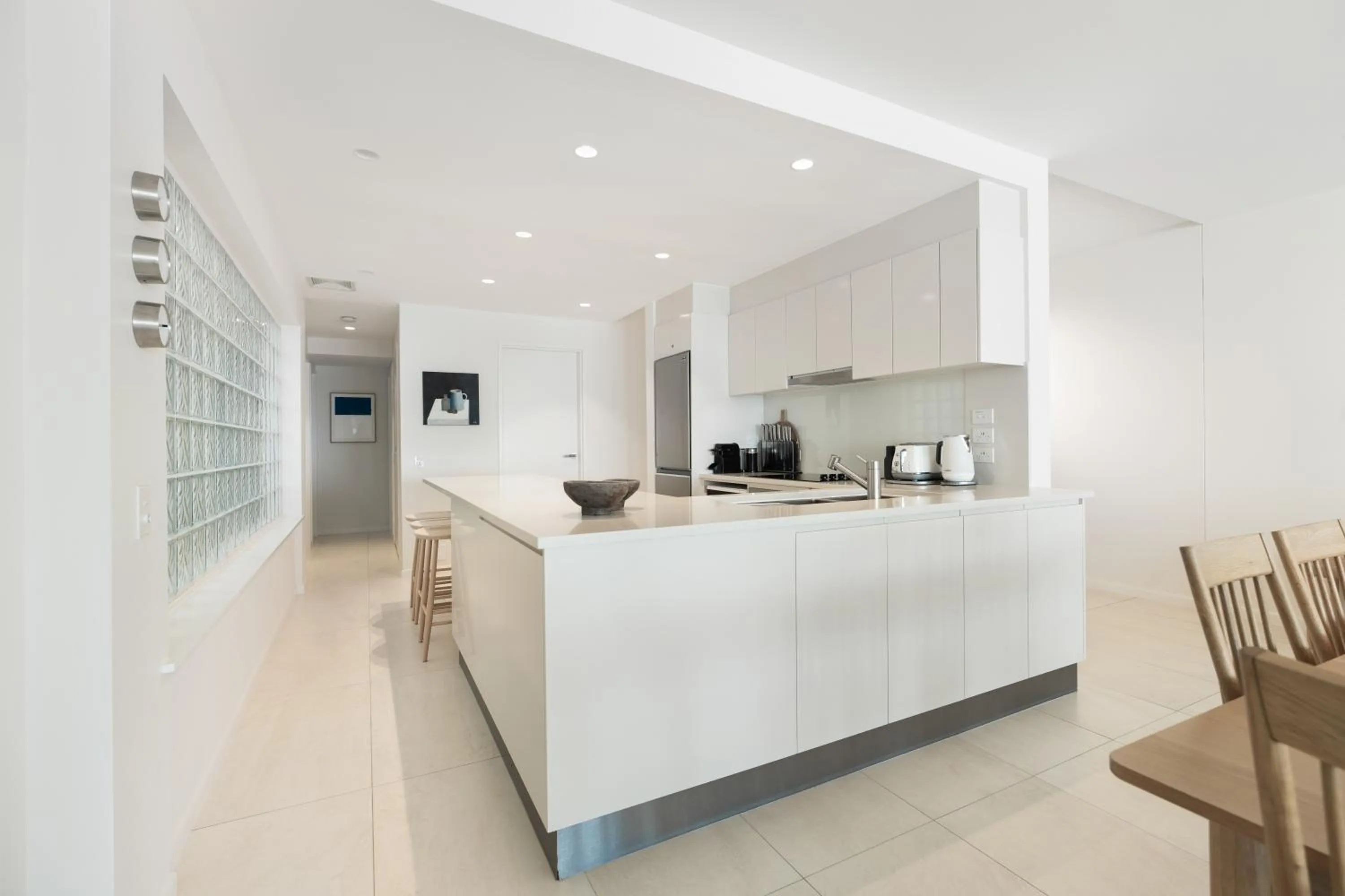 kitchen in La Mer Apartments