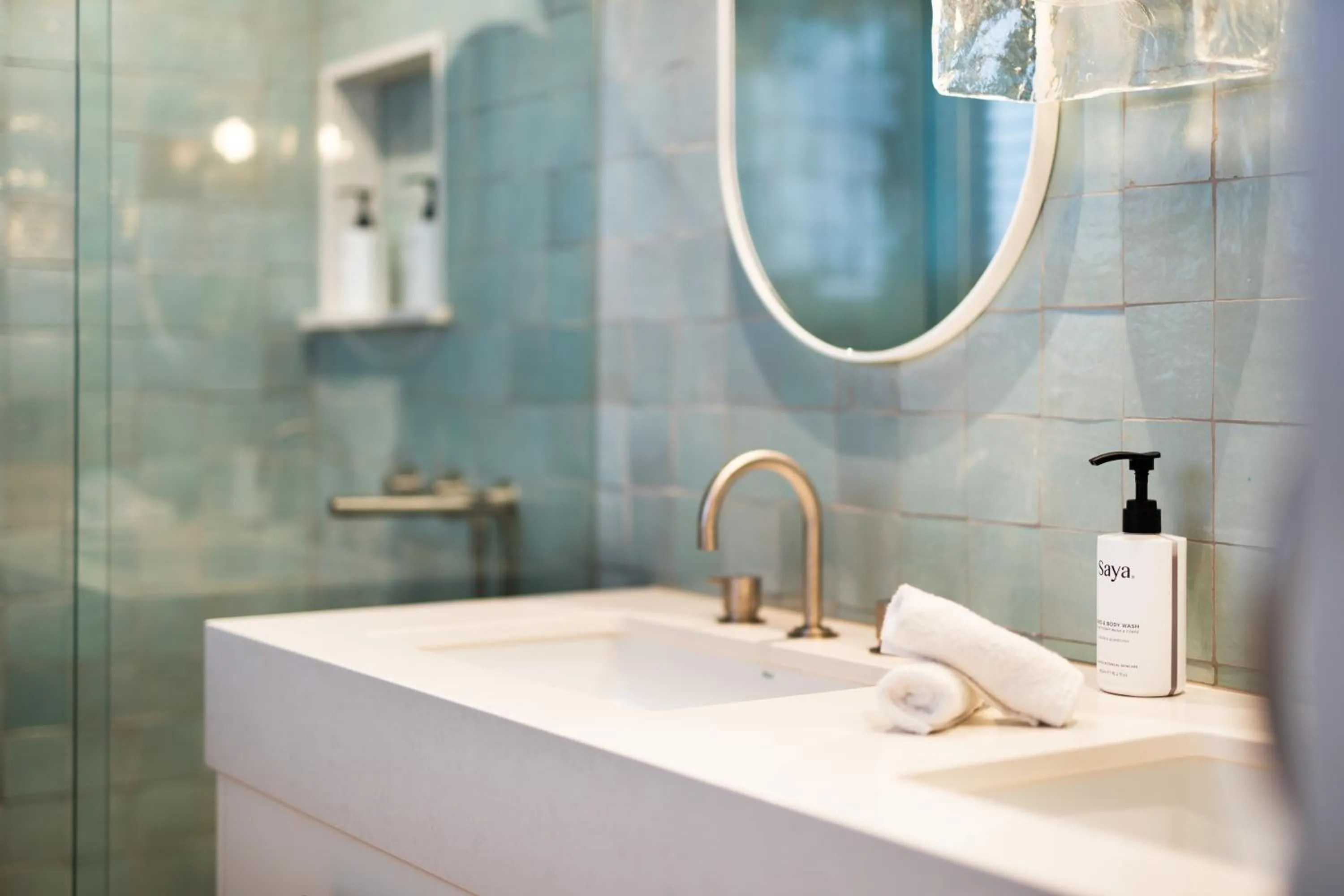 Shower in La Mer Apartments