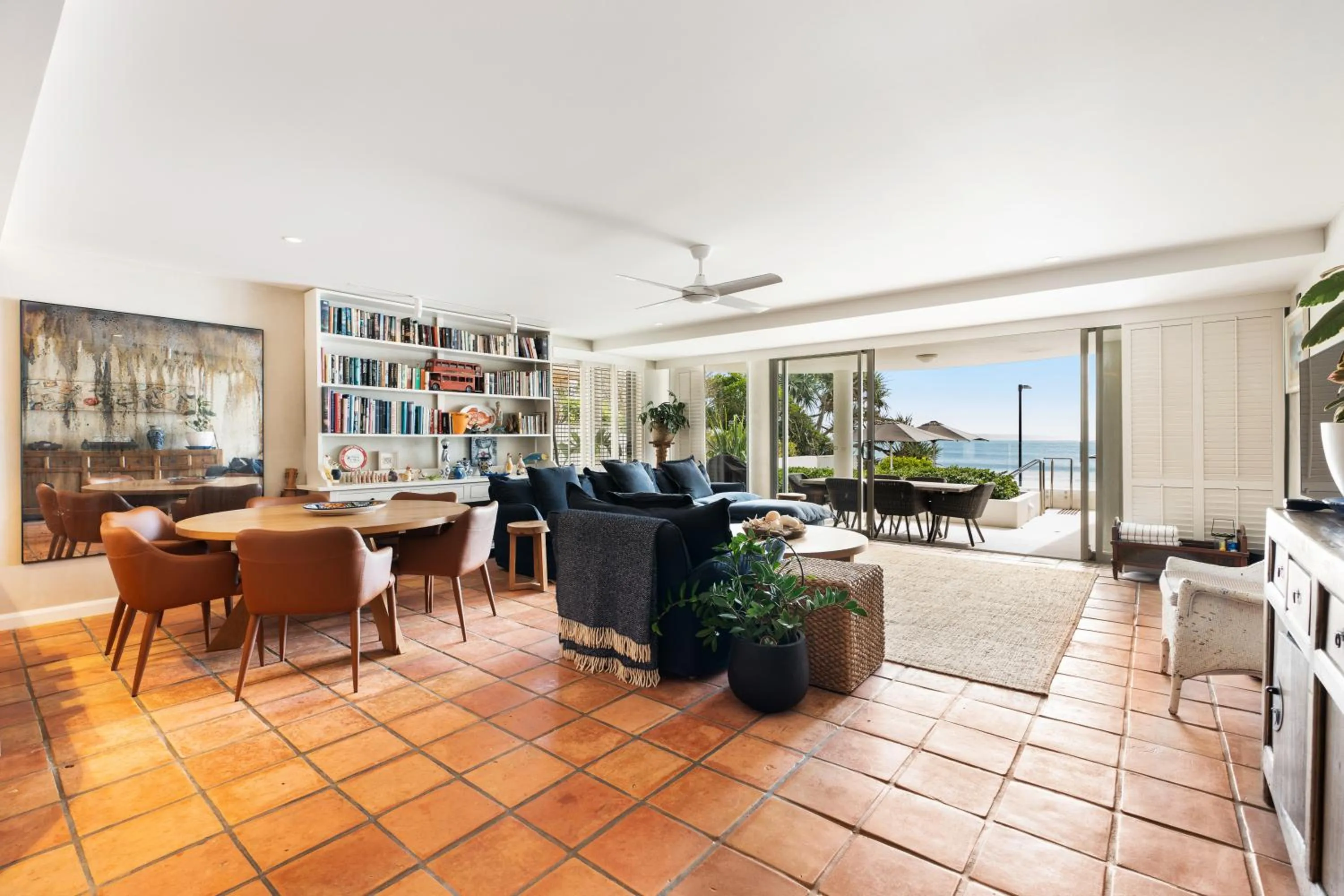Living room in La Mer Apartments