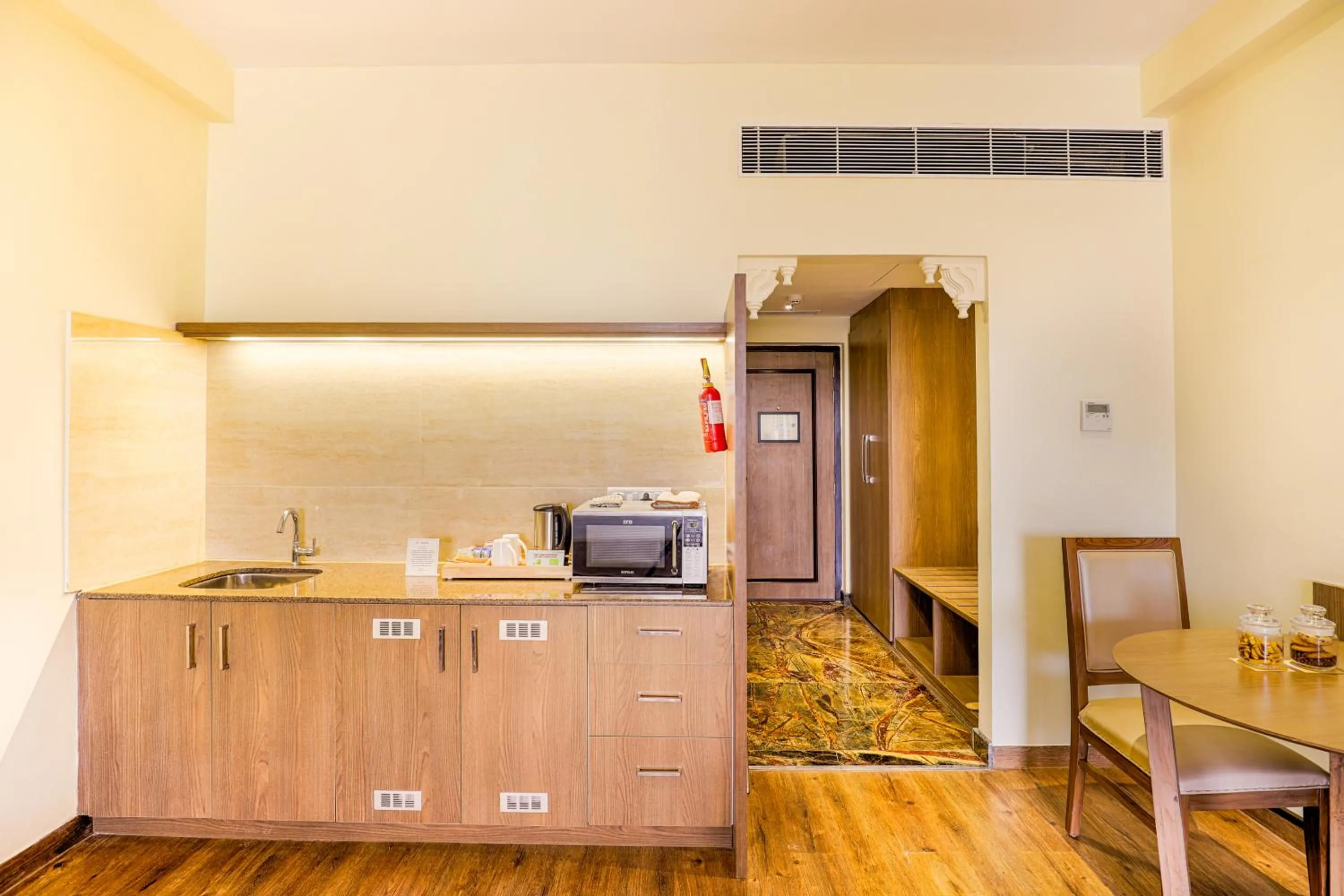 kitchen in Club Mahindra Udaipur