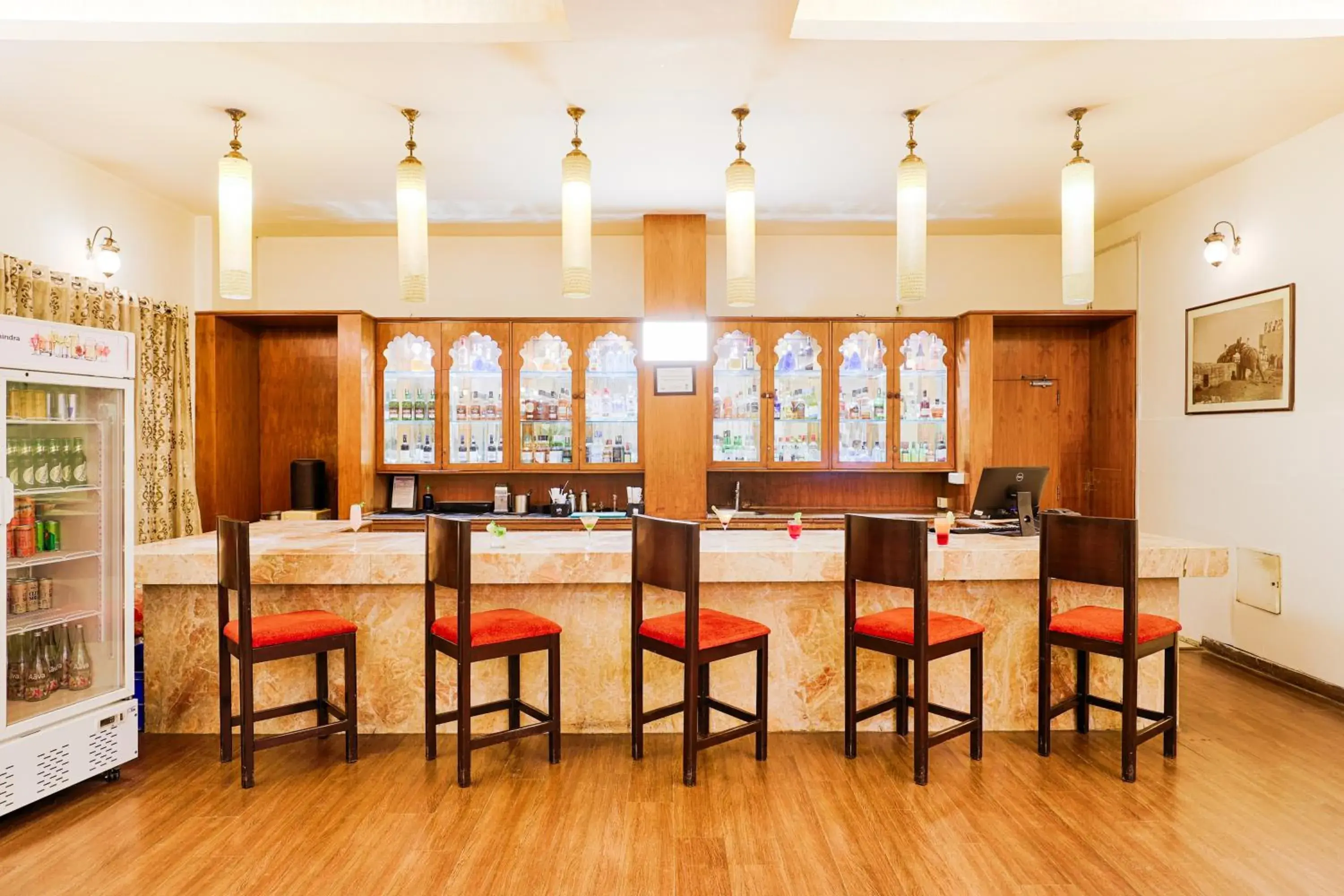 Lounge or bar in Club Mahindra Udaipur Lounge or bar in Club Mahindra Udaipur