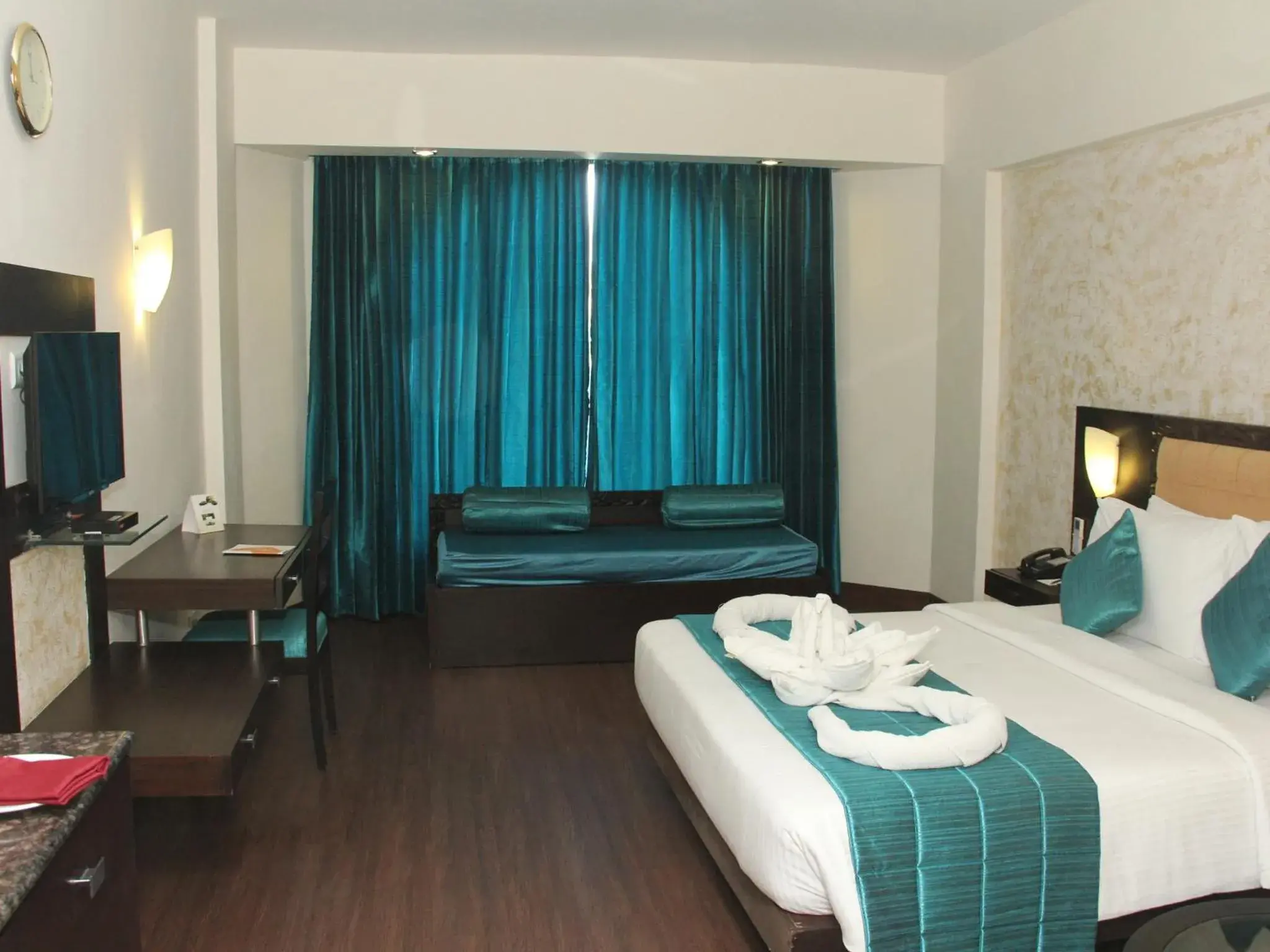 Bed in Club Mahindra Udaipur Bed in Club Mahindra Udaipur