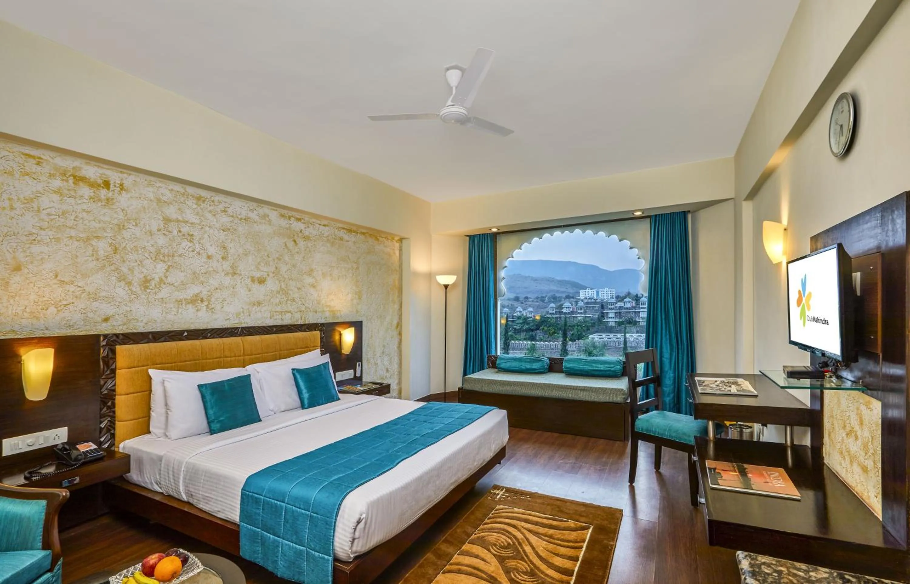 Bed in Club Mahindra Udaipur