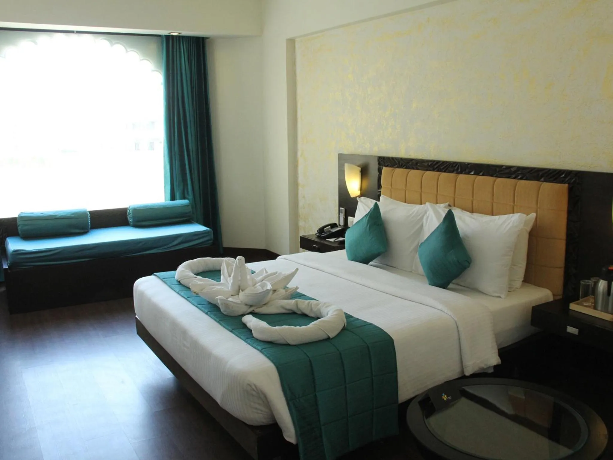 Bed in Club Mahindra Udaipur