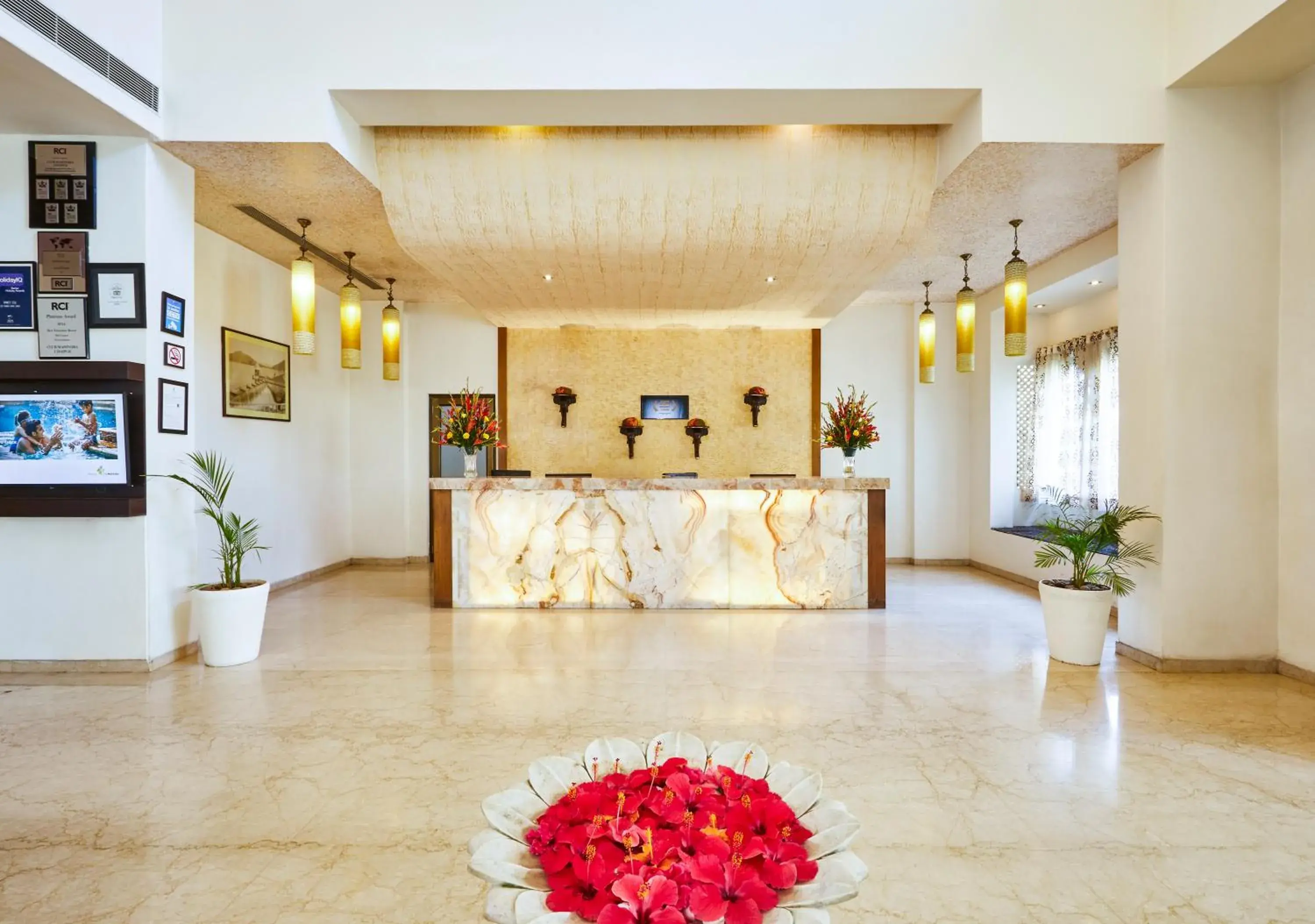 Lobby or reception in Club Mahindra Udaipur Lobby or reception in Club Mahindra Udaipur