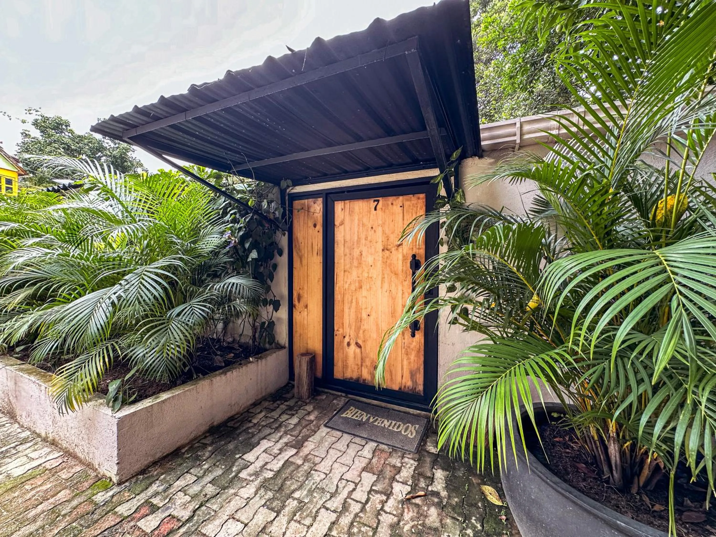 Garden view in Hotel Casa de Hadas