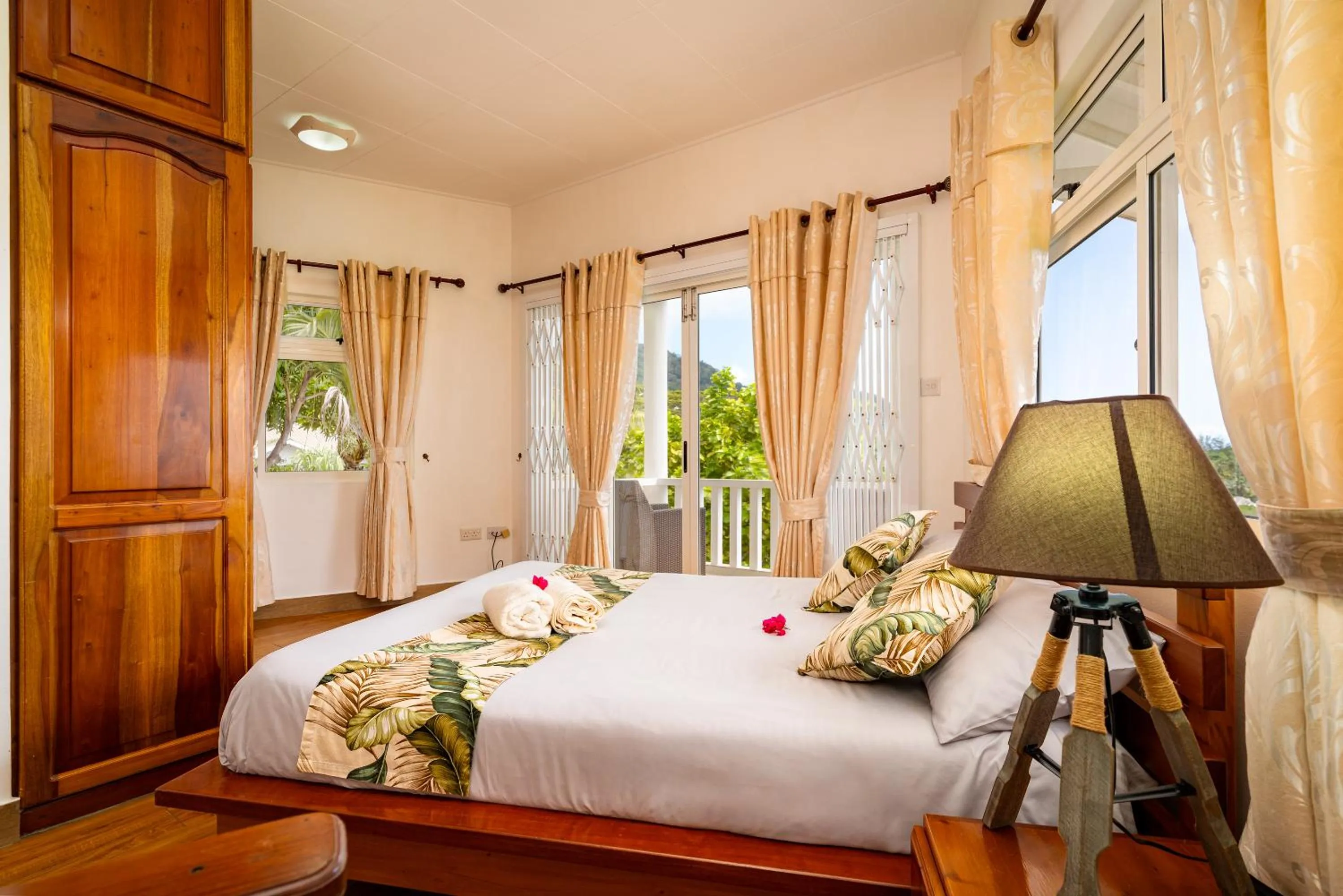 Bed in Au Cap Self Catering