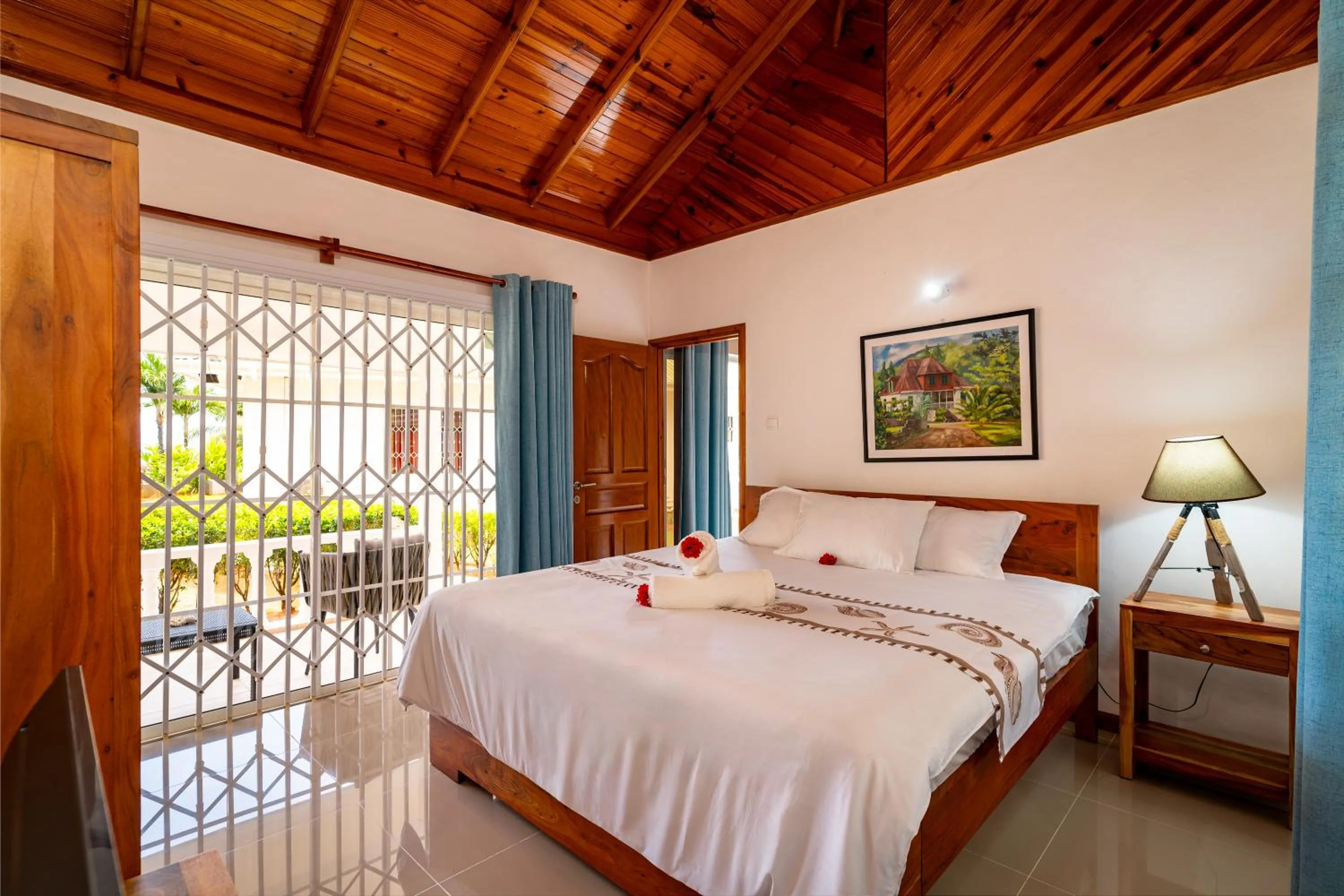 Bed in Au Cap Self Catering