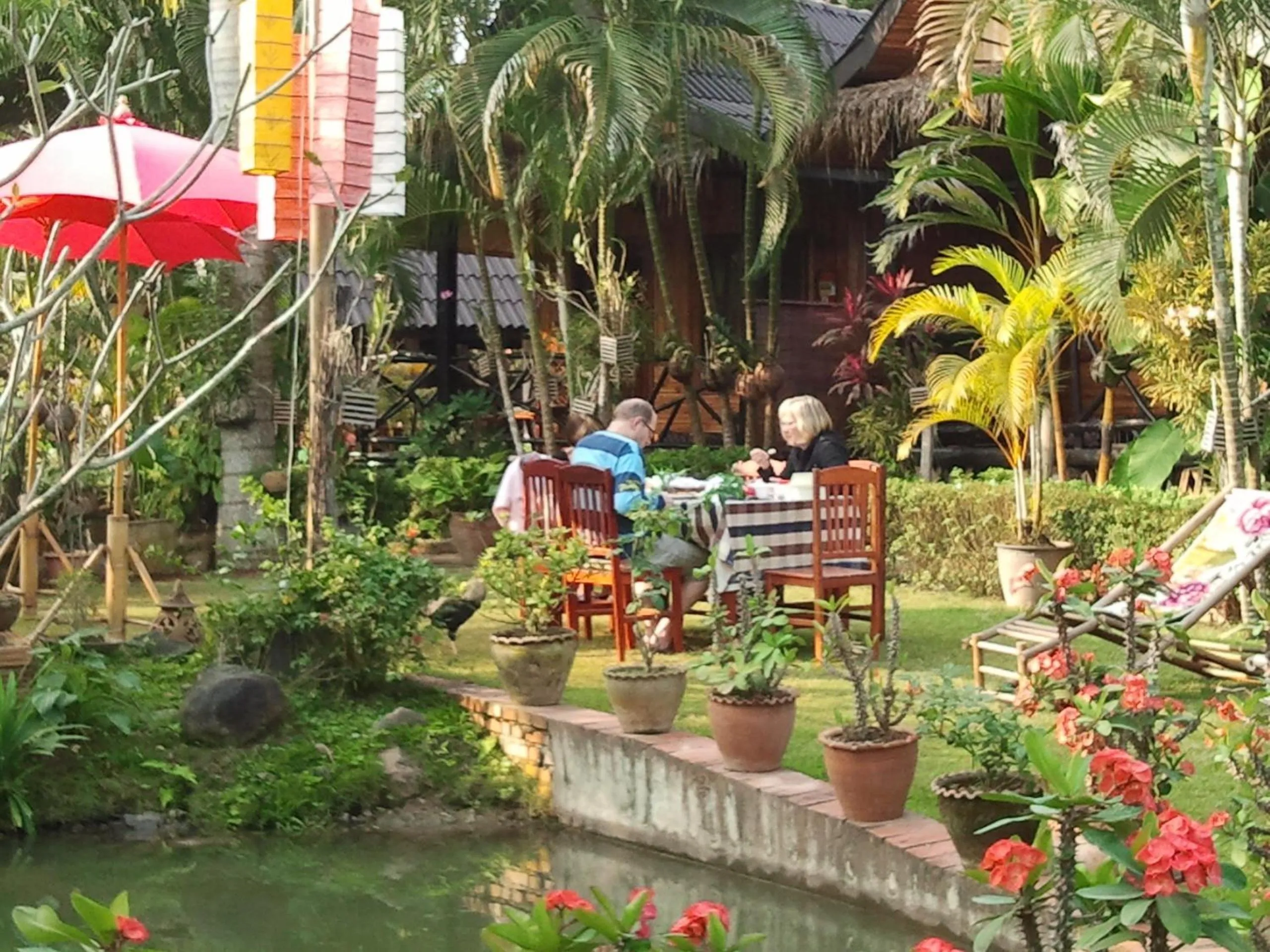 Garden in Thongbay Guesthouse