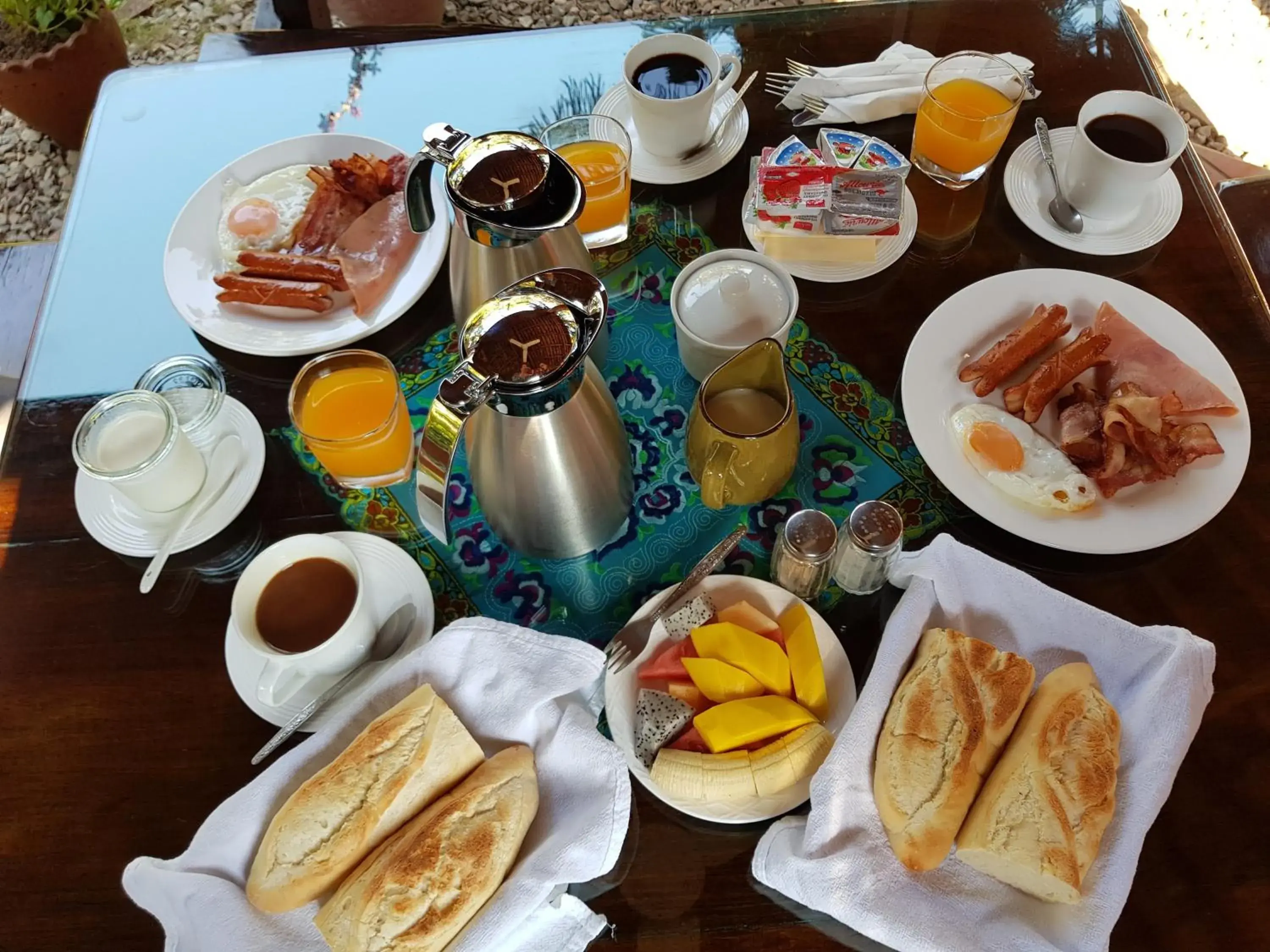 American breakfast in Thongbay Guesthouse American breakfast in Thongbay Guesthouse