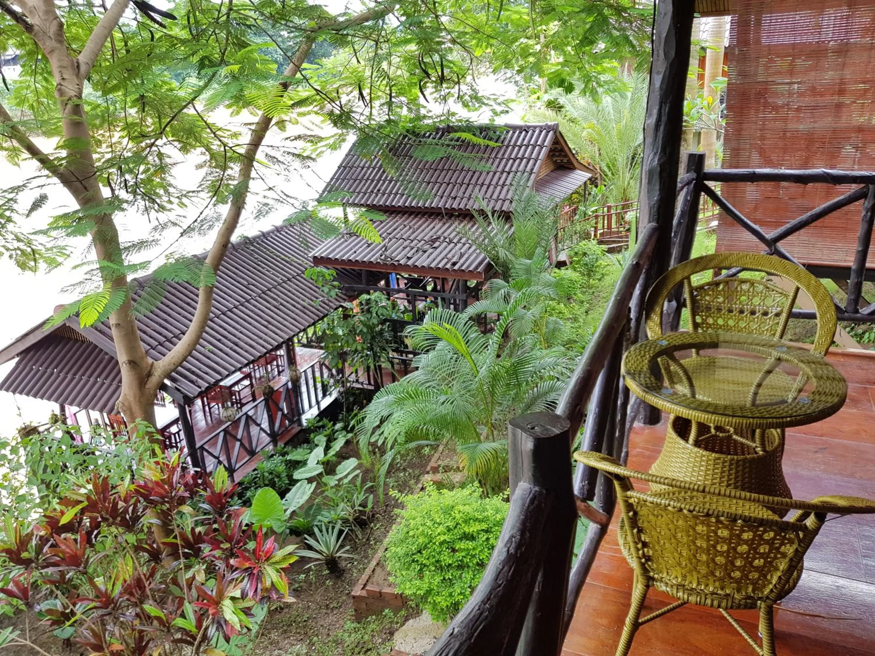 Balcony/Terrace in Thongbay Guesthouse