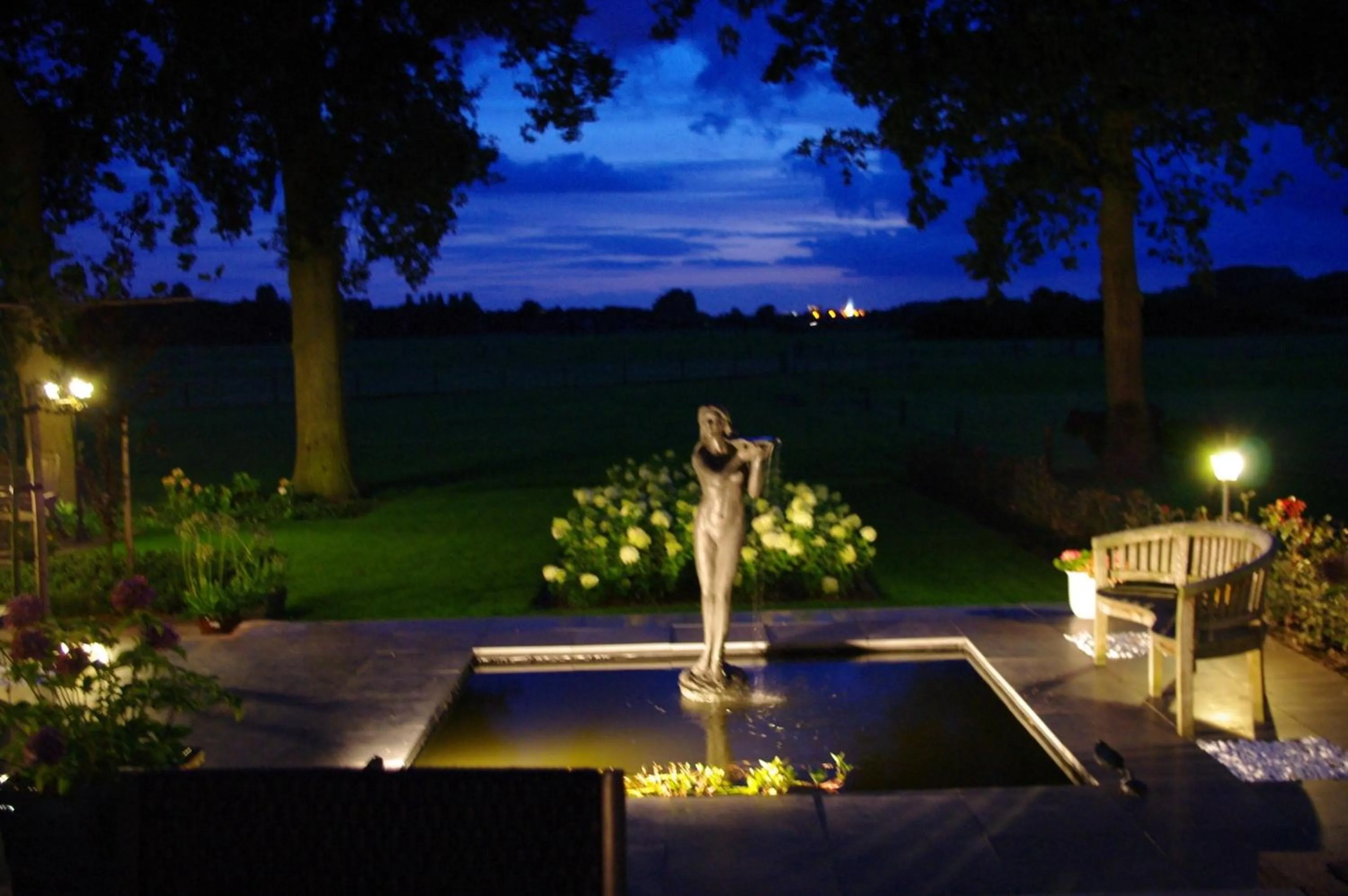 Garden view in De Langenlee