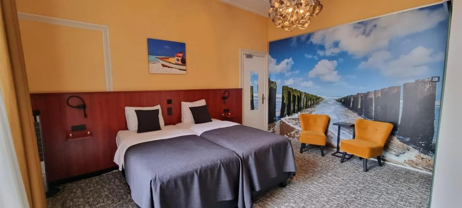 Bed in Hotel en privé-wellness De Nieuwe Doelen