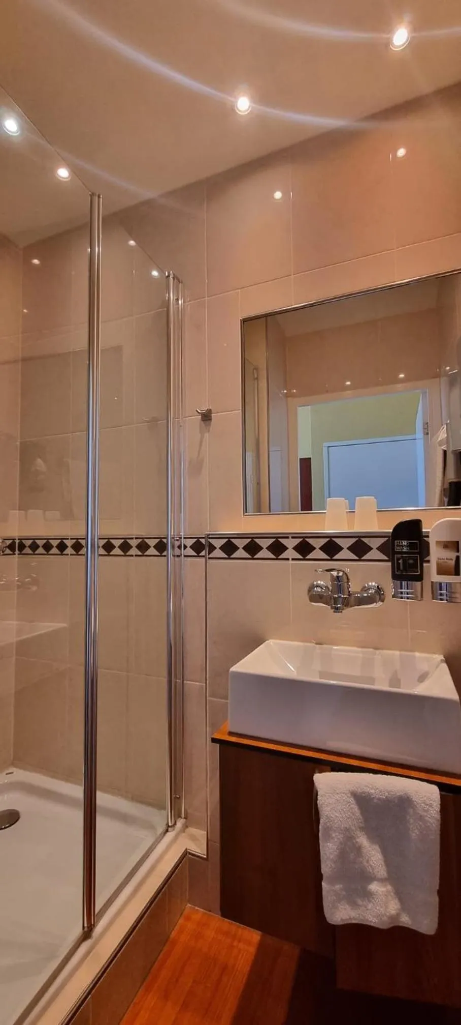 Shower in Hotel en privé-wellness De Nieuwe Doelen