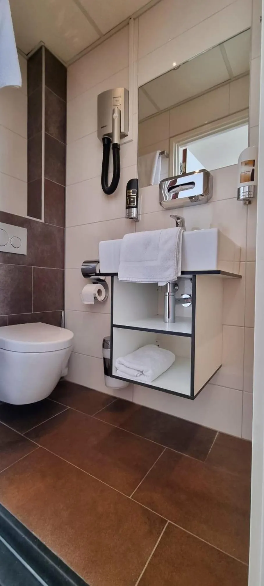 Bathroom in Hotel en privé-wellness De Nieuwe Doelen