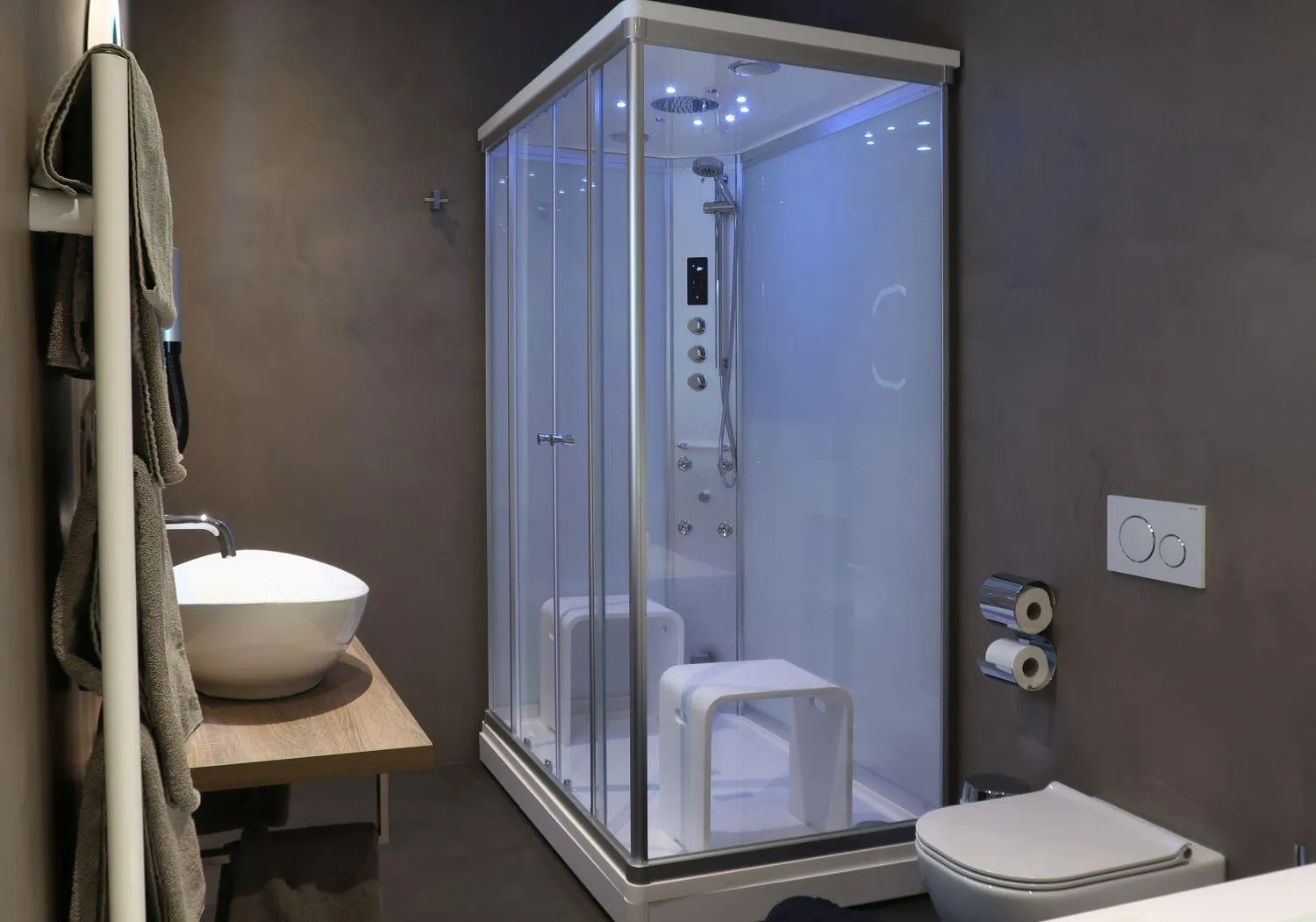 Shower in Hotel en privé-wellness De Nieuwe Doelen