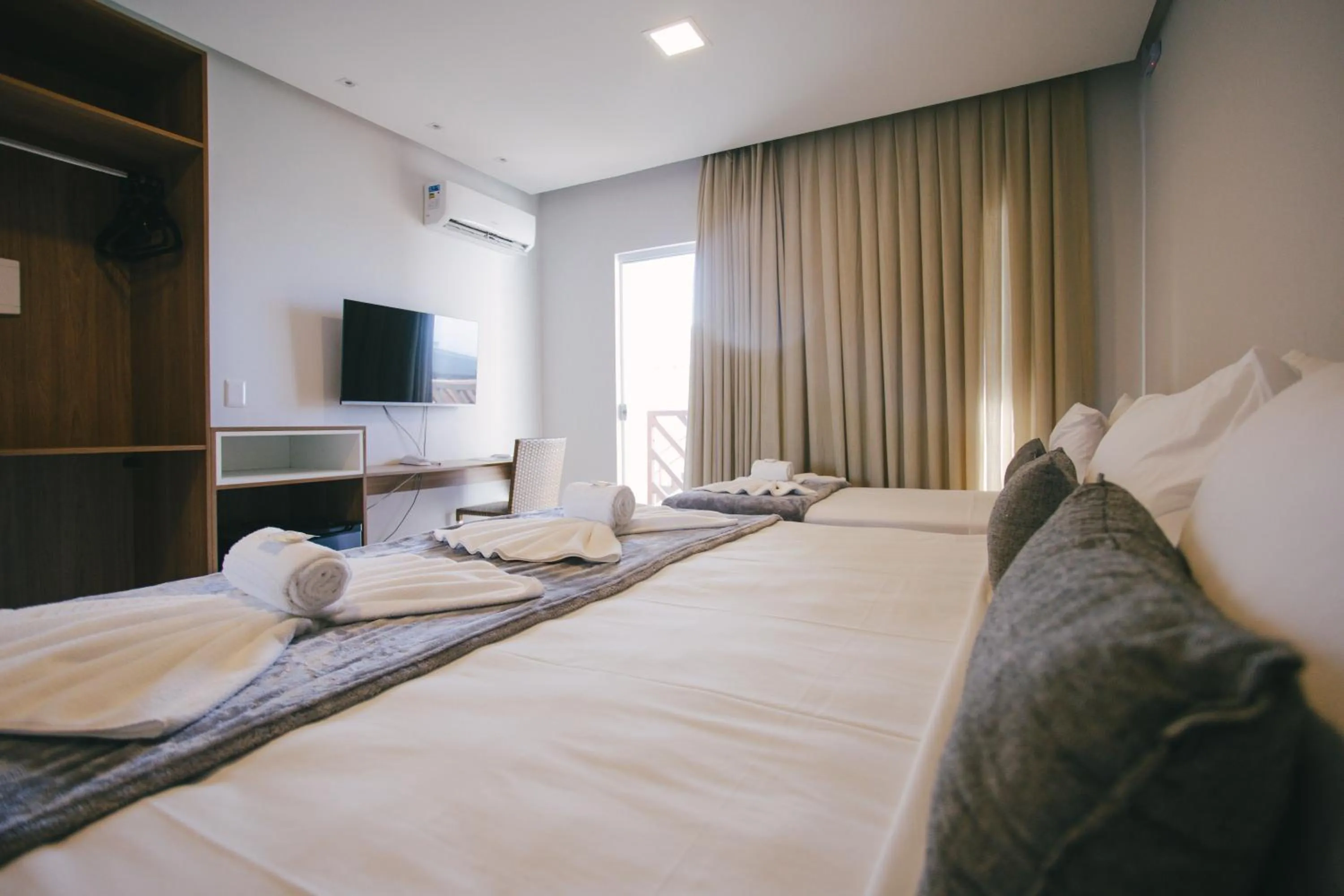 Bed in Oiti Beach Resort Tutoia