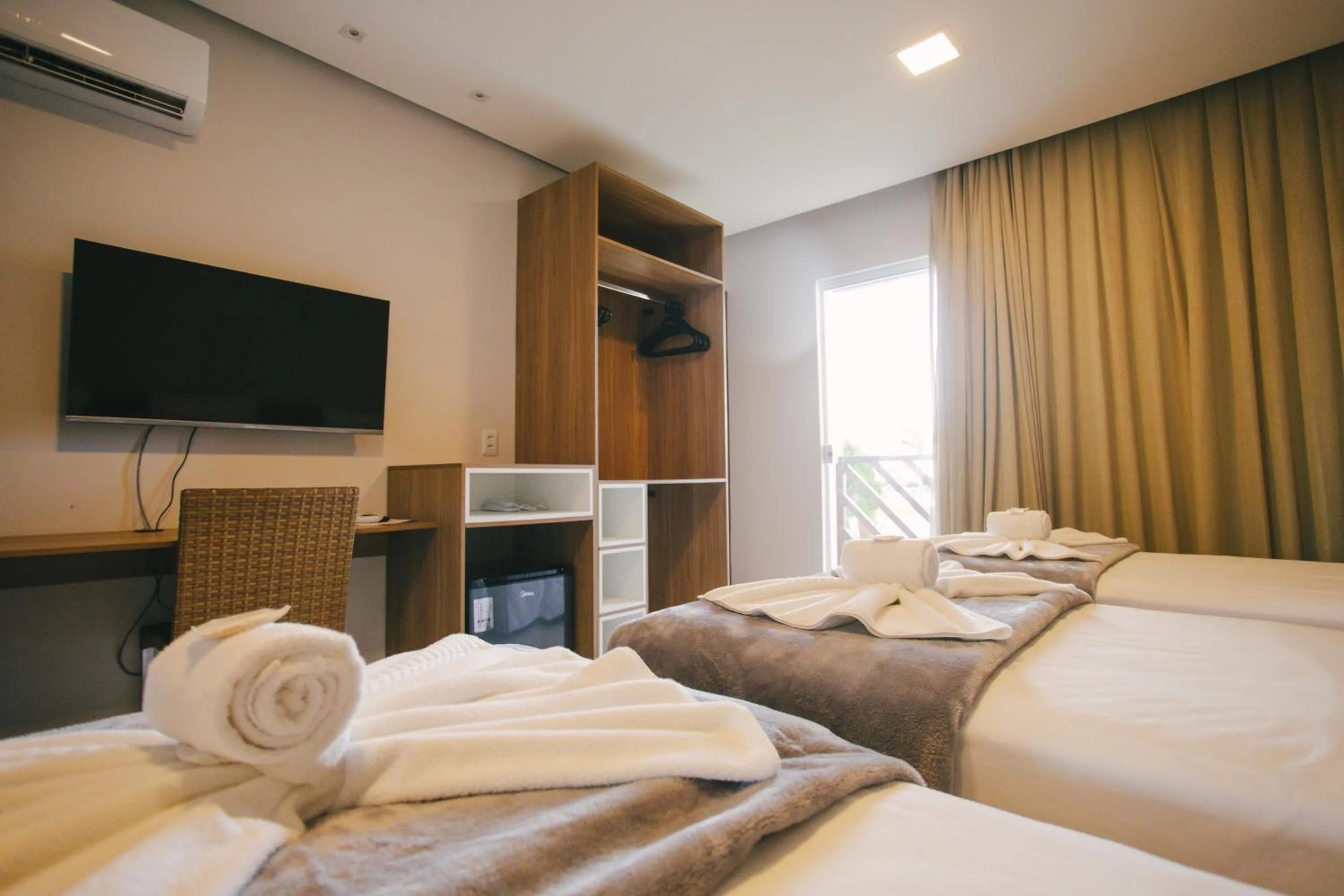 Bed in Oiti Beach Resort Tutoia