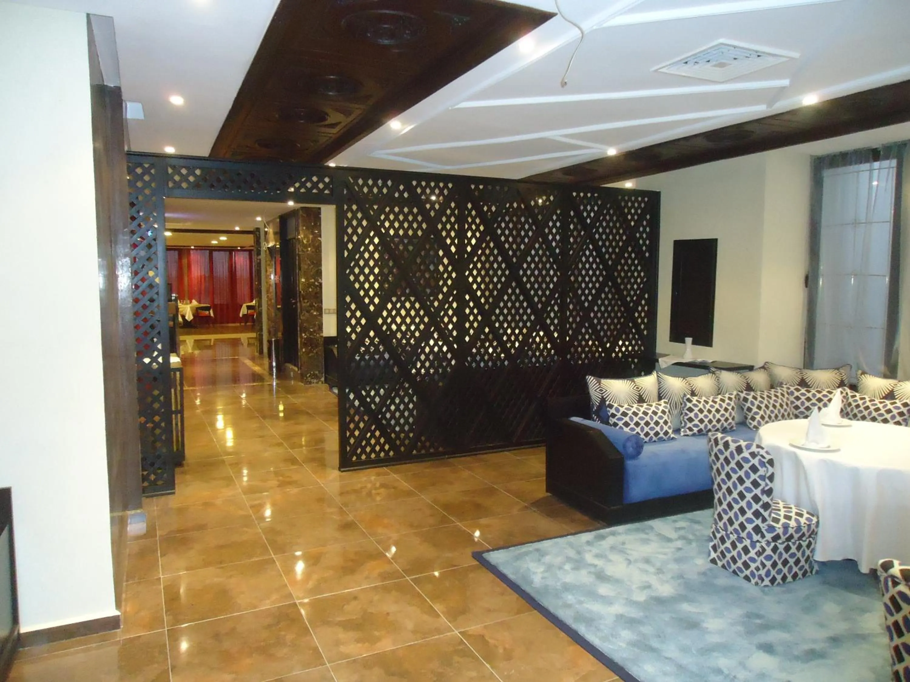 Communal lounge/ TV room in Hotel Emilio Moretti