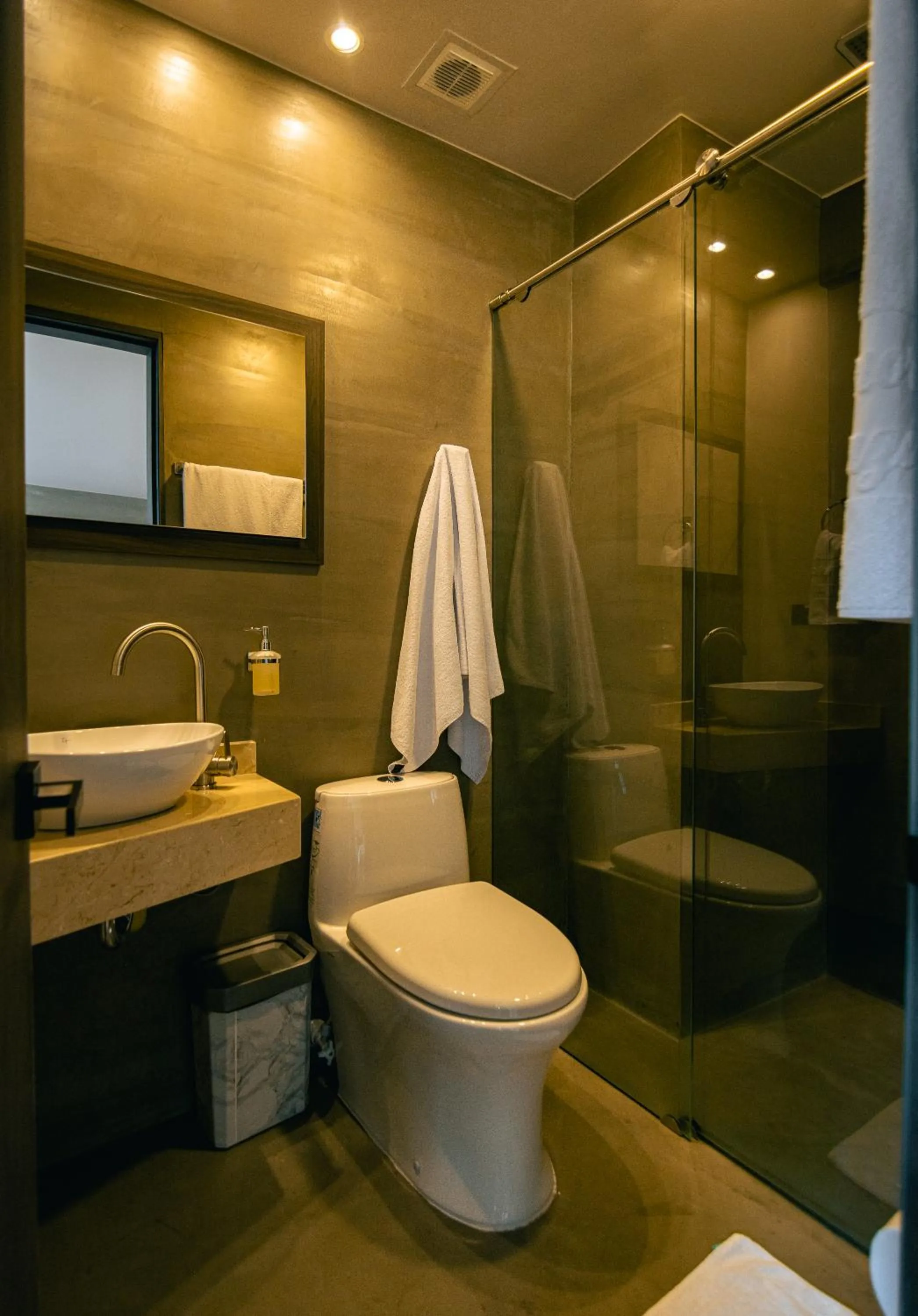 Shower in Balmoral Plaza Hotel