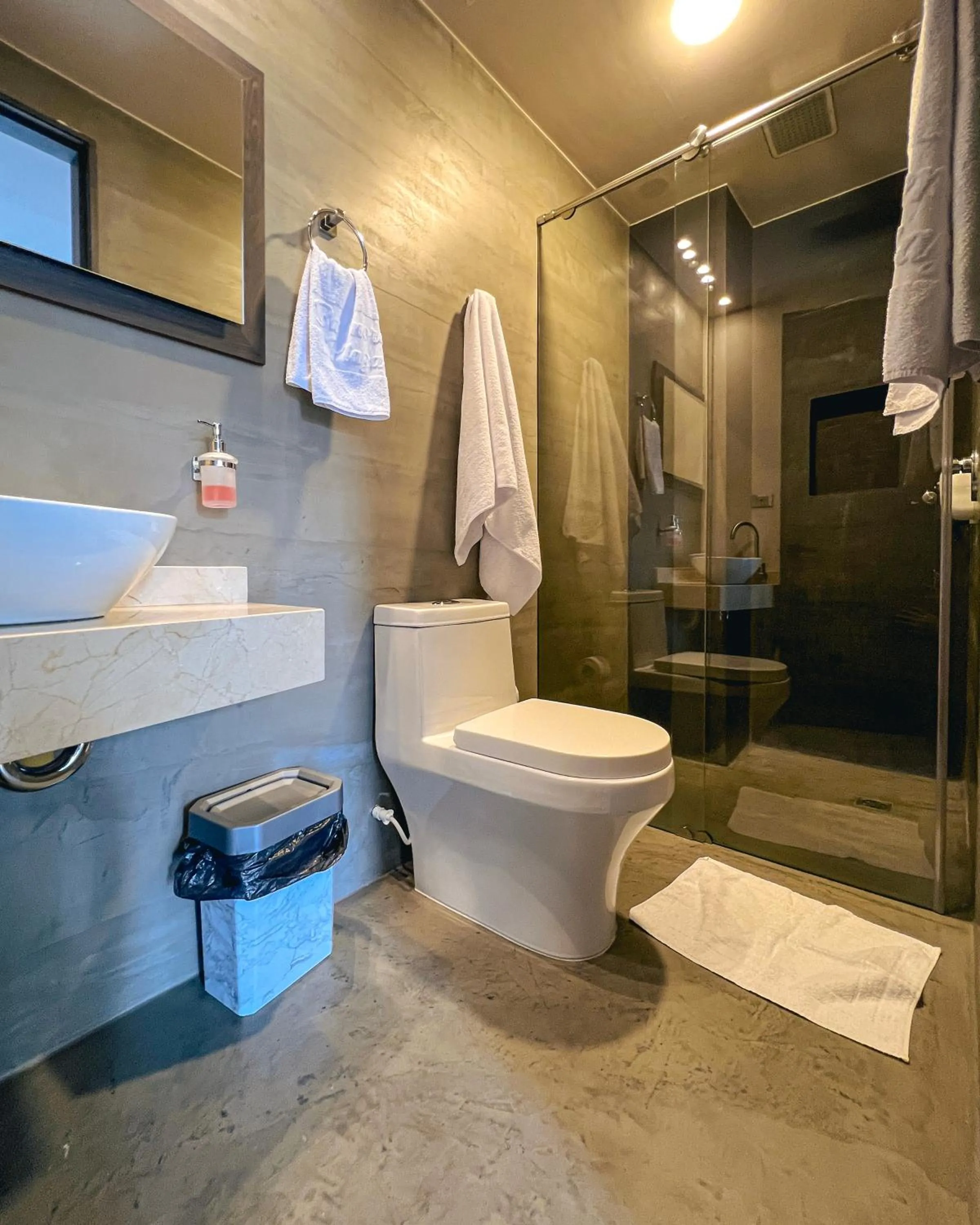 Shower in Balmoral Plaza Hotel