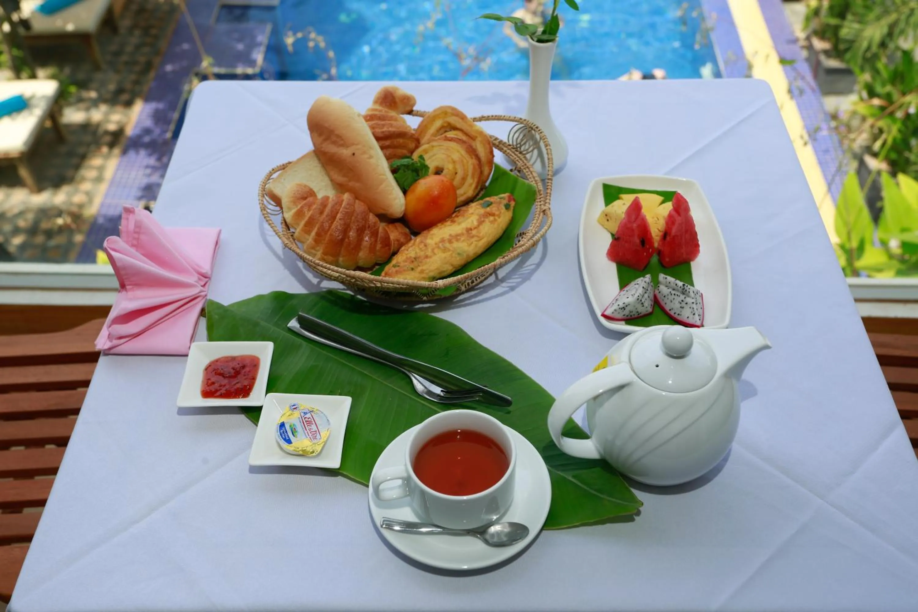 Breakfast in Angkor Sweet Night Hotel