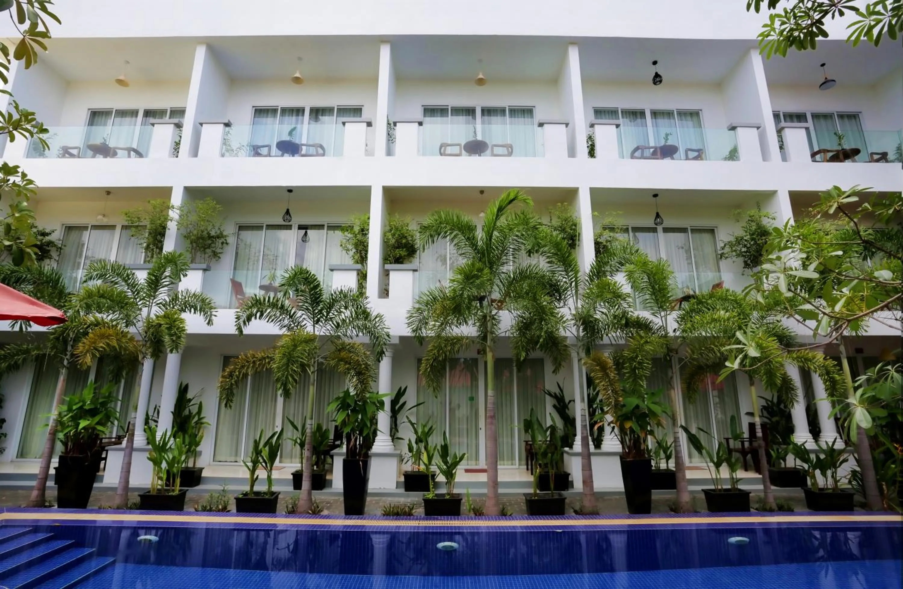 Pool view in Angkor Sweet Night Hotel