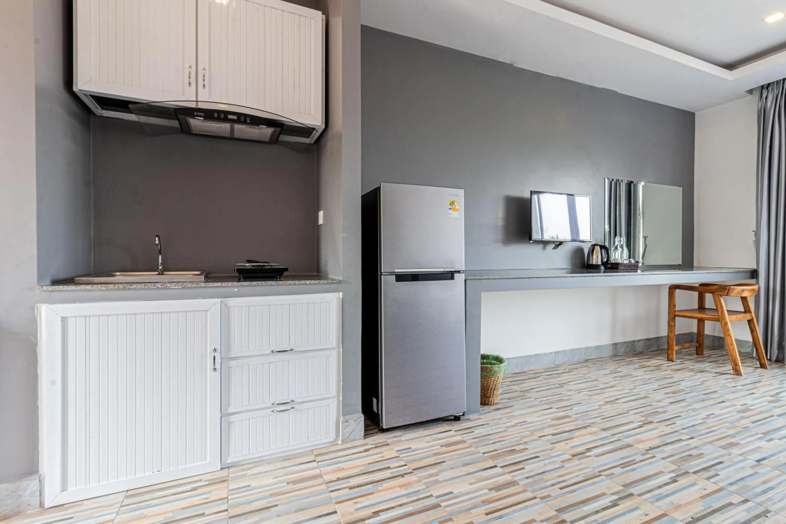 Kitchen or kitchenette in Angkor Sweet Night Hotel