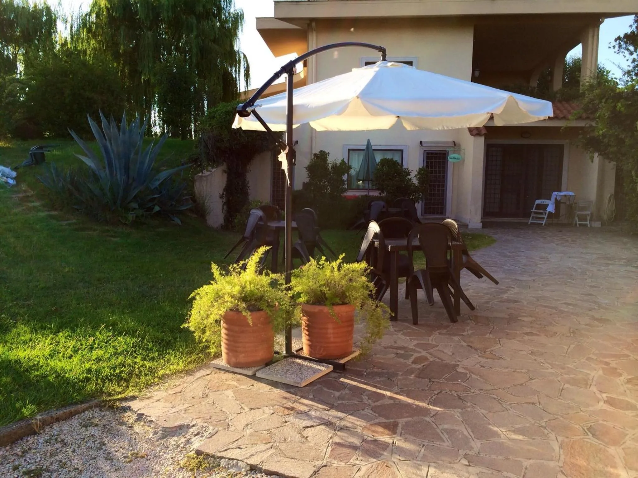 Patio in B&B Millennium