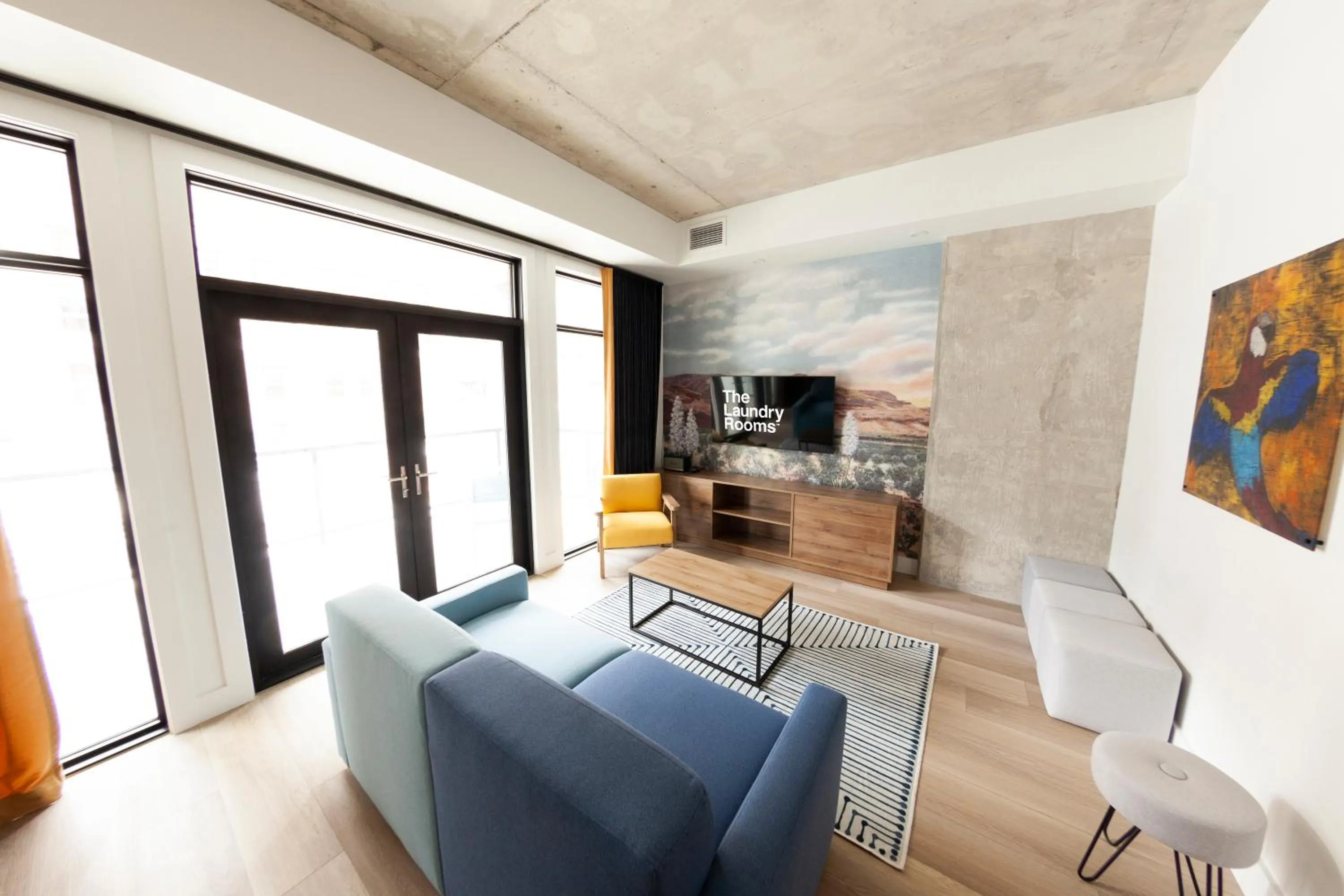 Living room in The Laundry Rooms Augusta