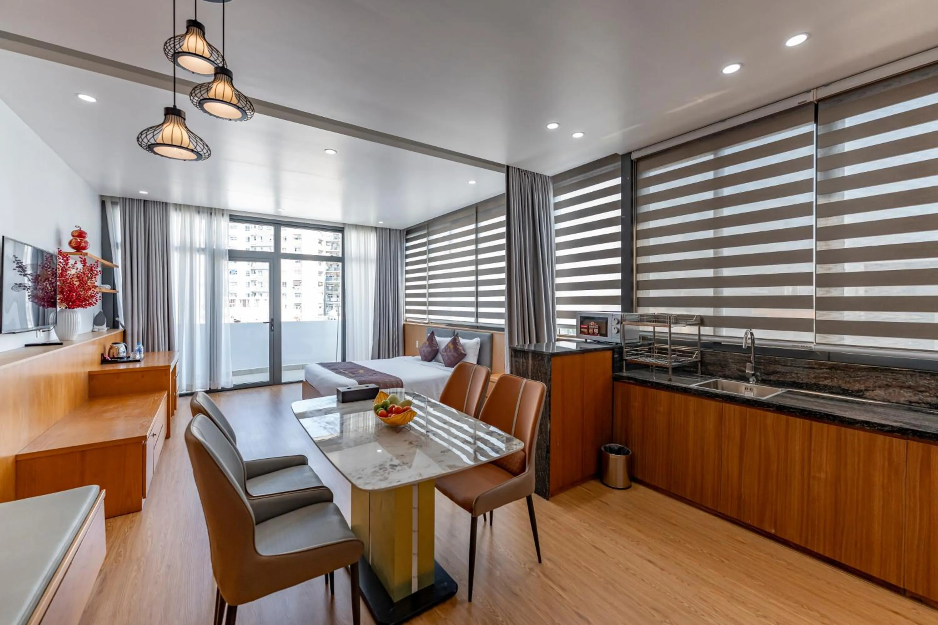 Living room in Thanh Long Hotel - Apartment