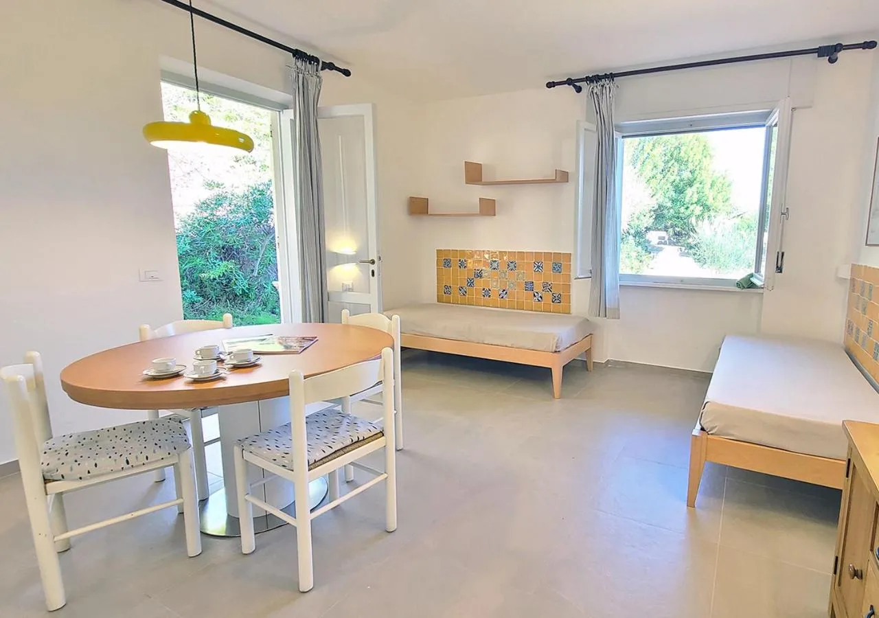 Living room, Bed in Residence Capobianco