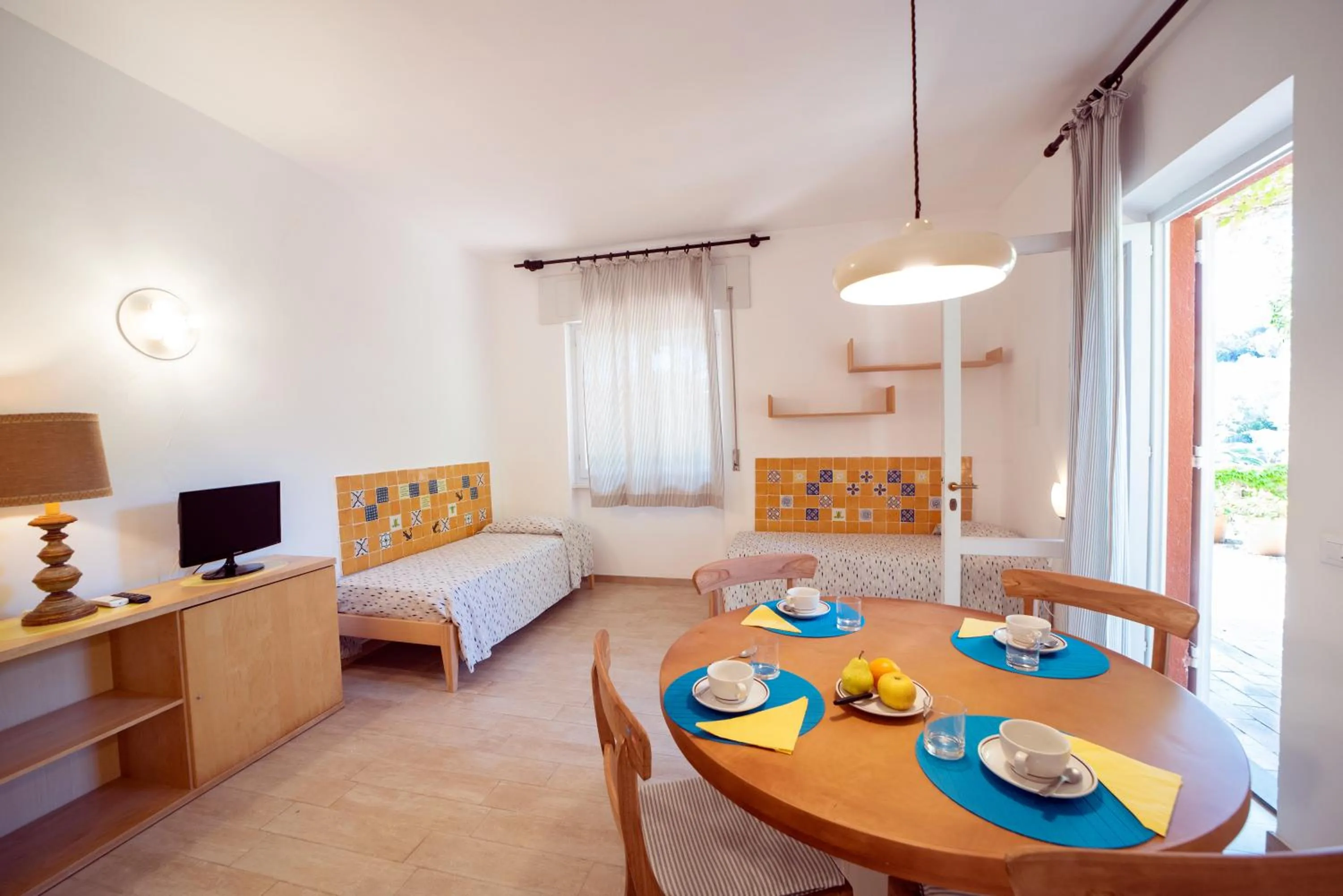 Living room, Bed in Residence Capobianco