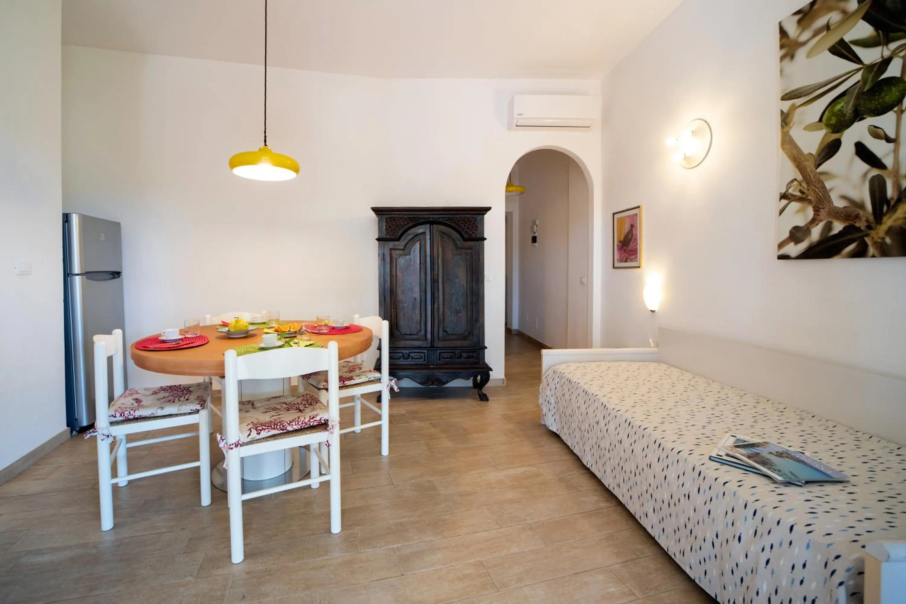 Living room, Bed in Residence Capobianco