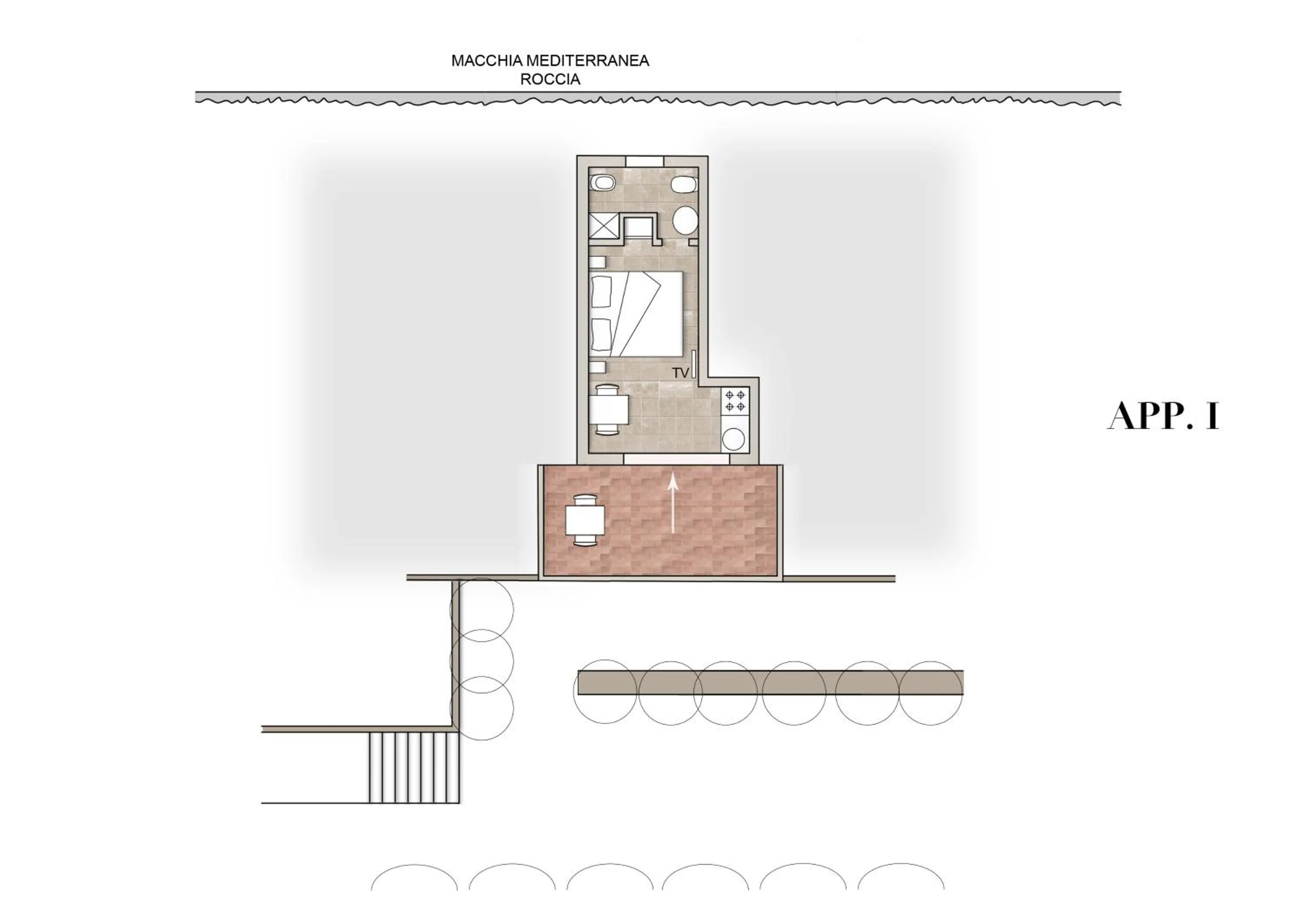 Floor plan in Residence Capobianco