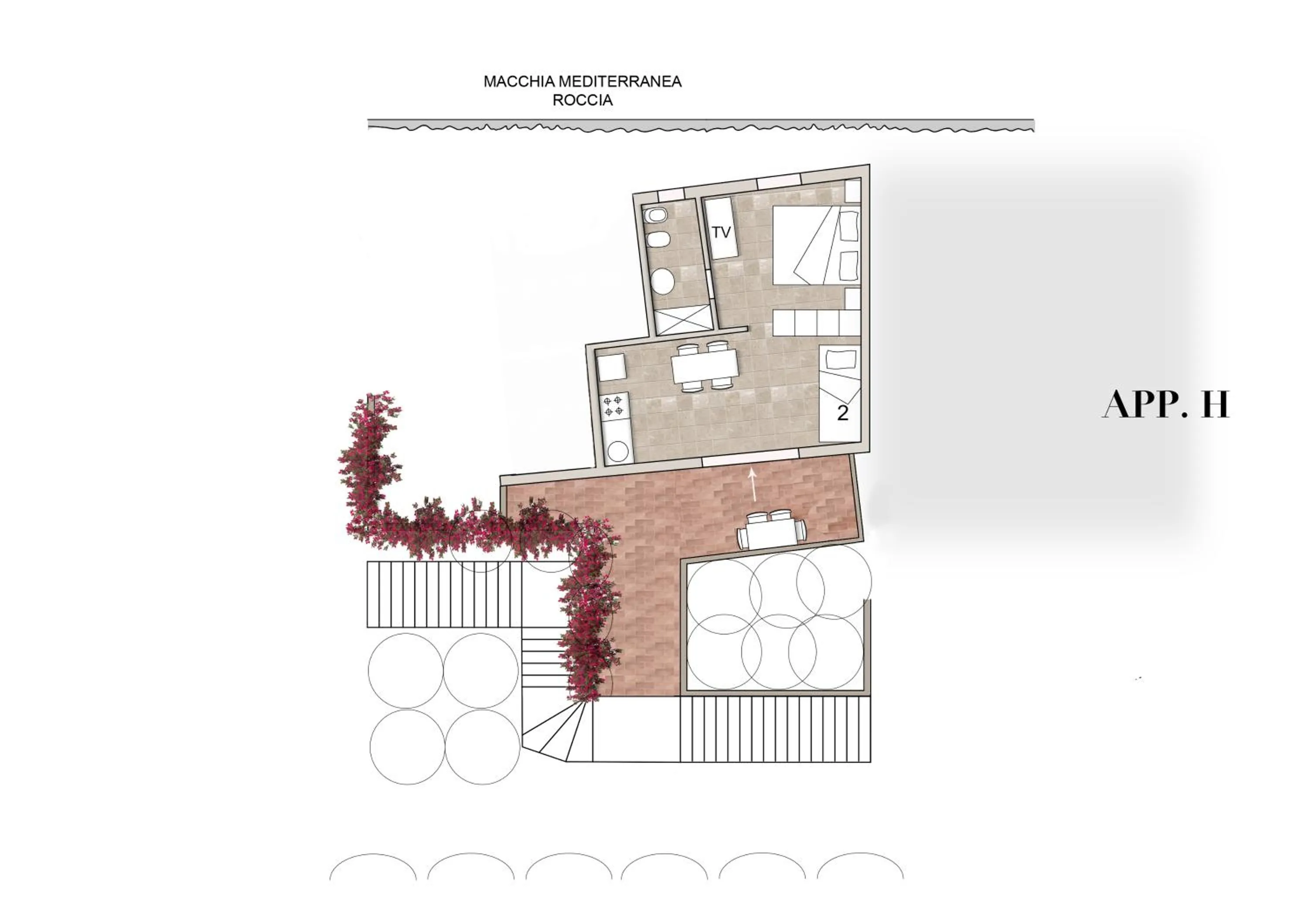 Floor plan in Residence Capobianco
