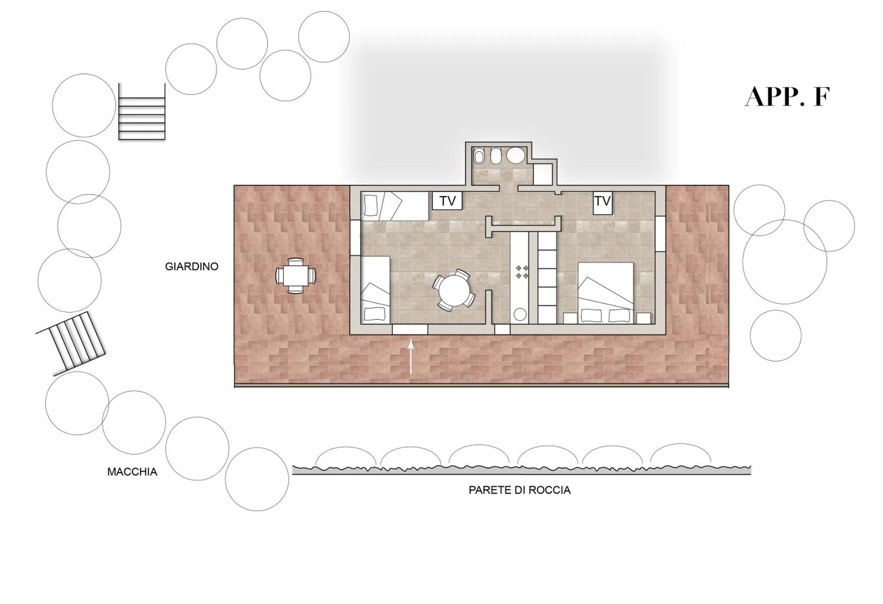 Floor plan in Residence Capobianco