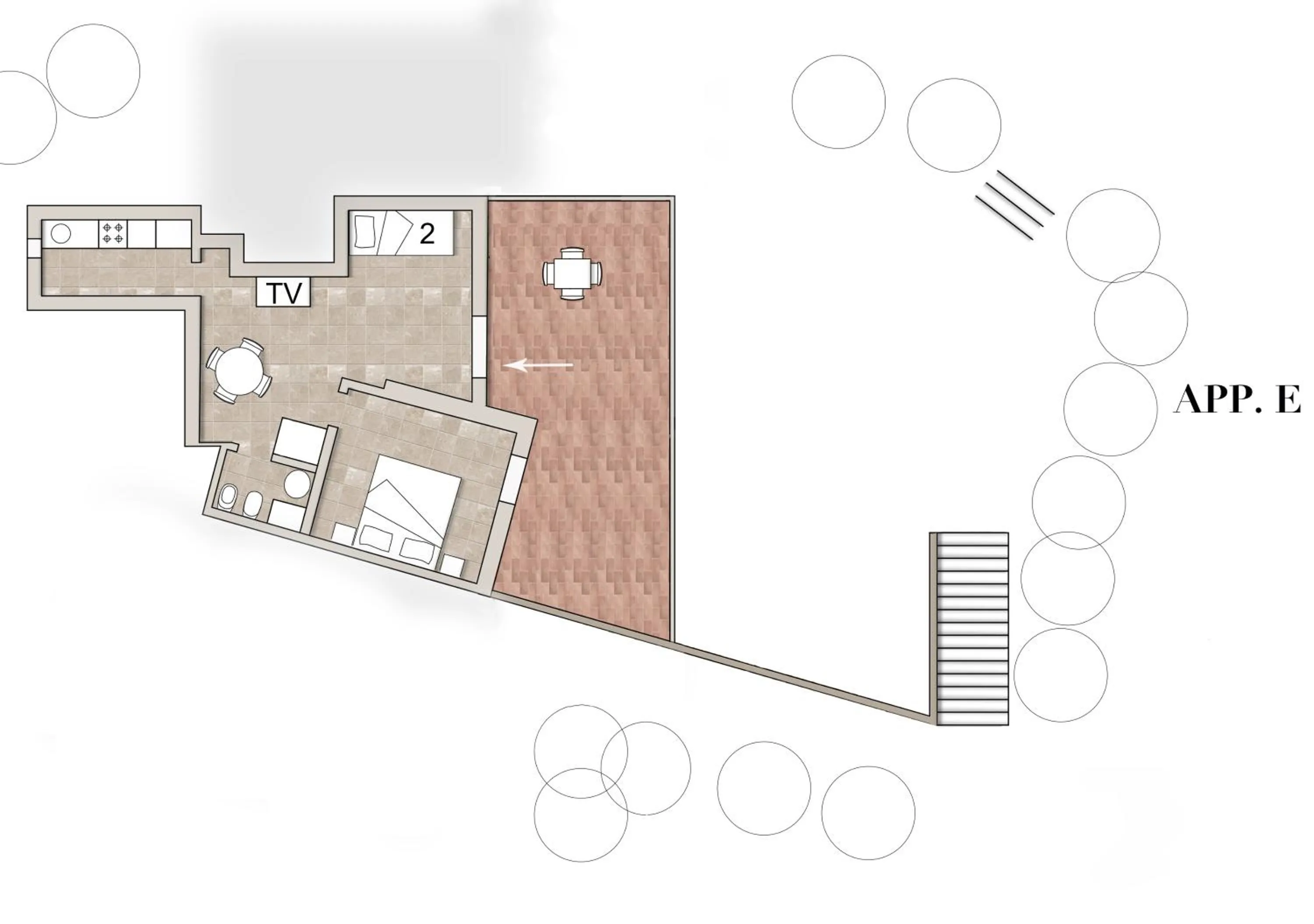Floor plan in Residence Capobianco