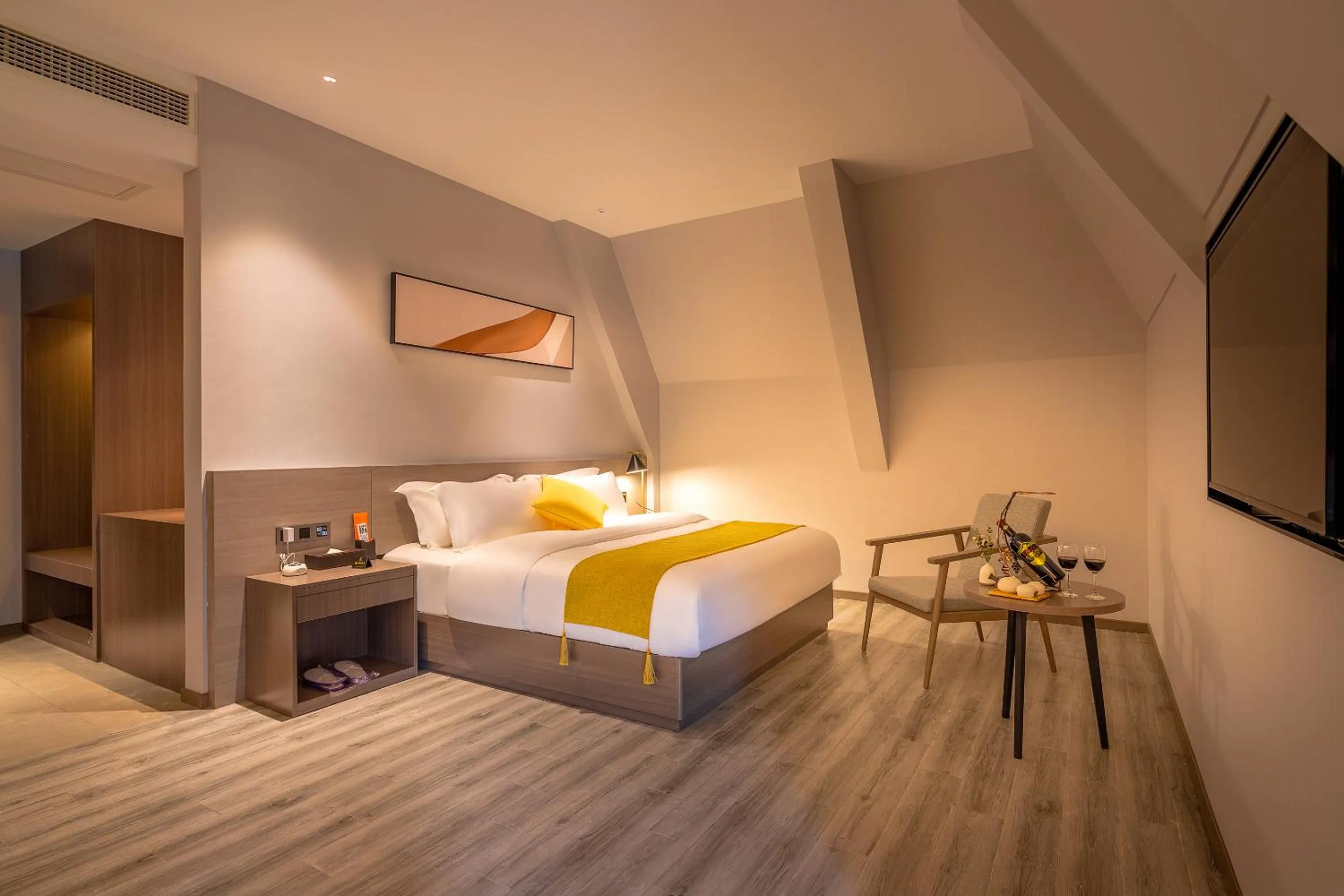 Bed in Luzhou Baian Smart Hotel