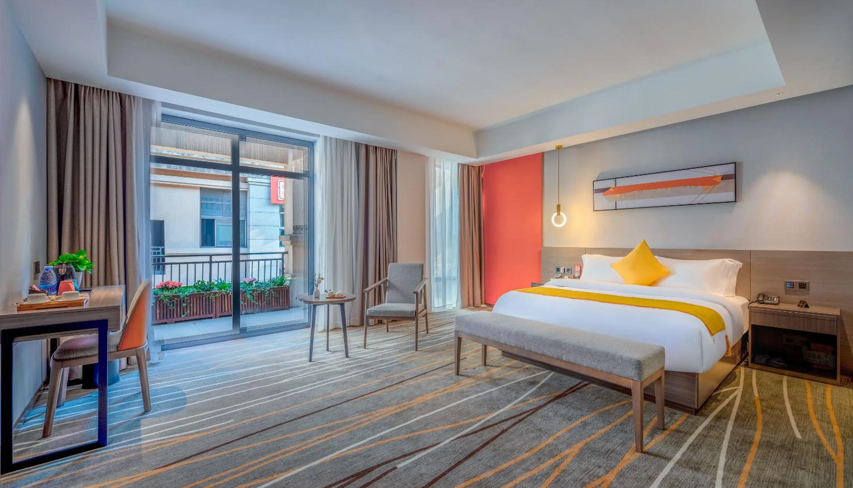 Bed in Luzhou Baian Smart Hotel