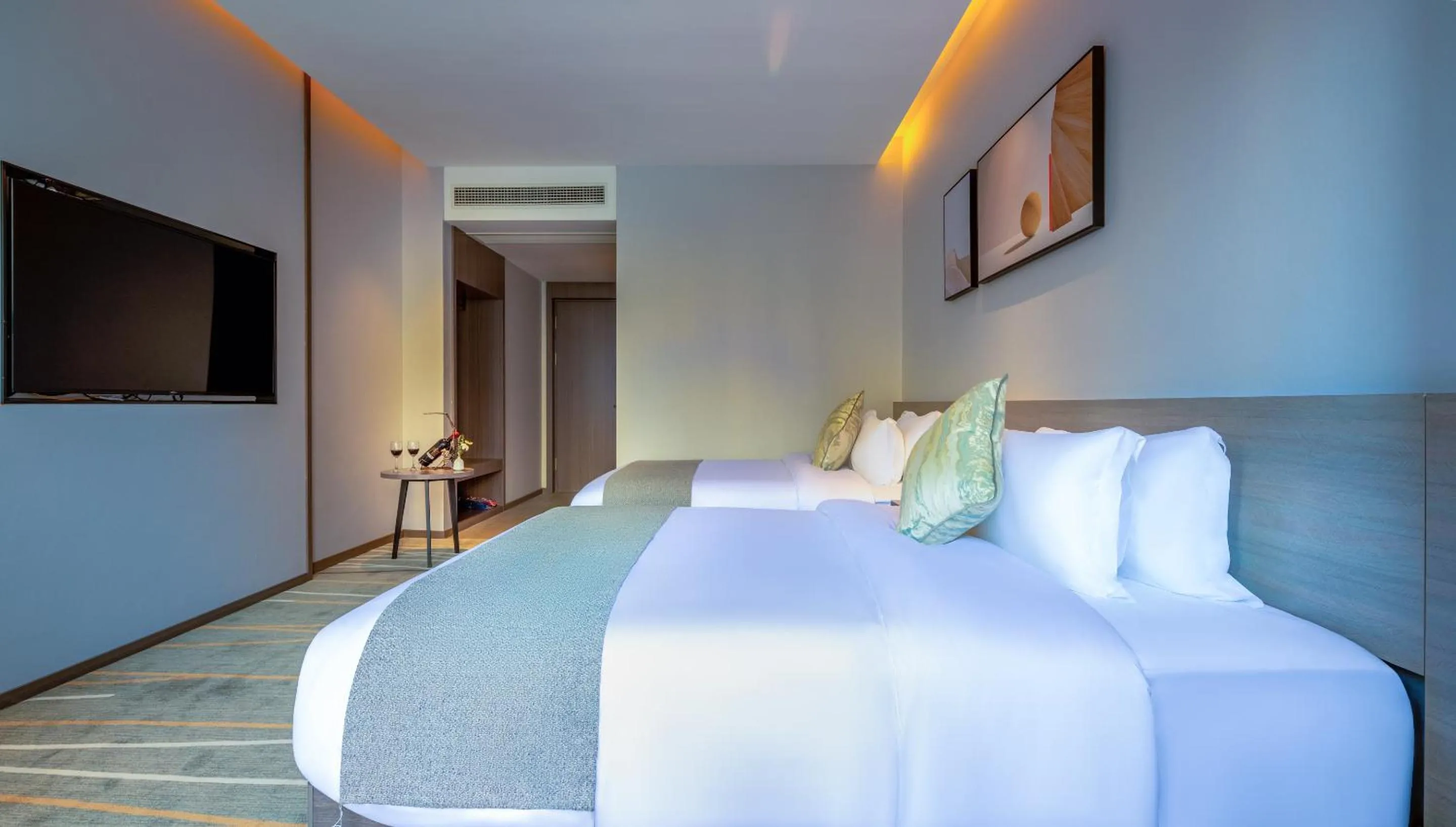 Bed in Luzhou Baian Smart Hotel