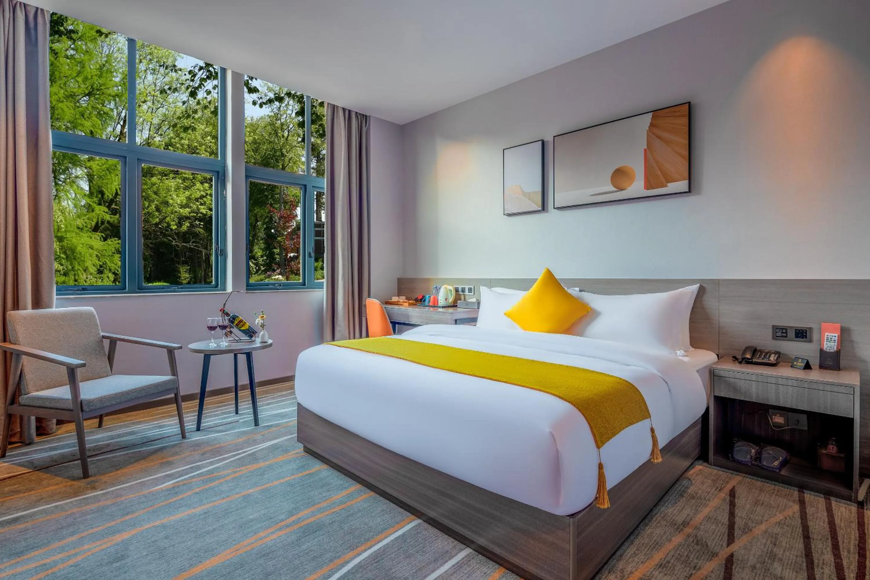 Bed in Luzhou Baian Smart Hotel